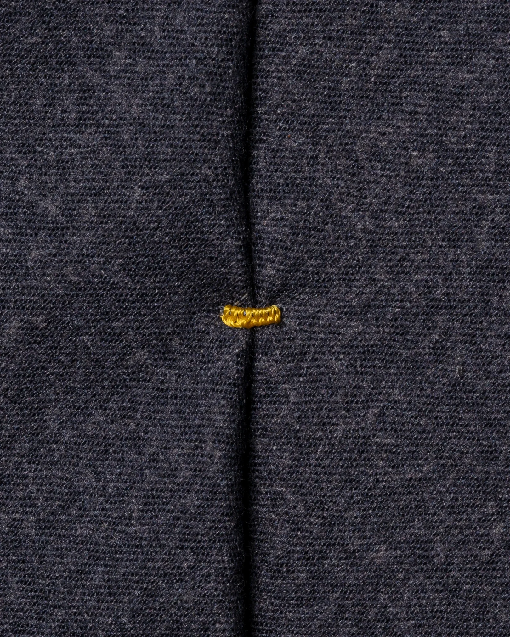 Eton - solid wool flannel tie navy blue solid wool flannel tie