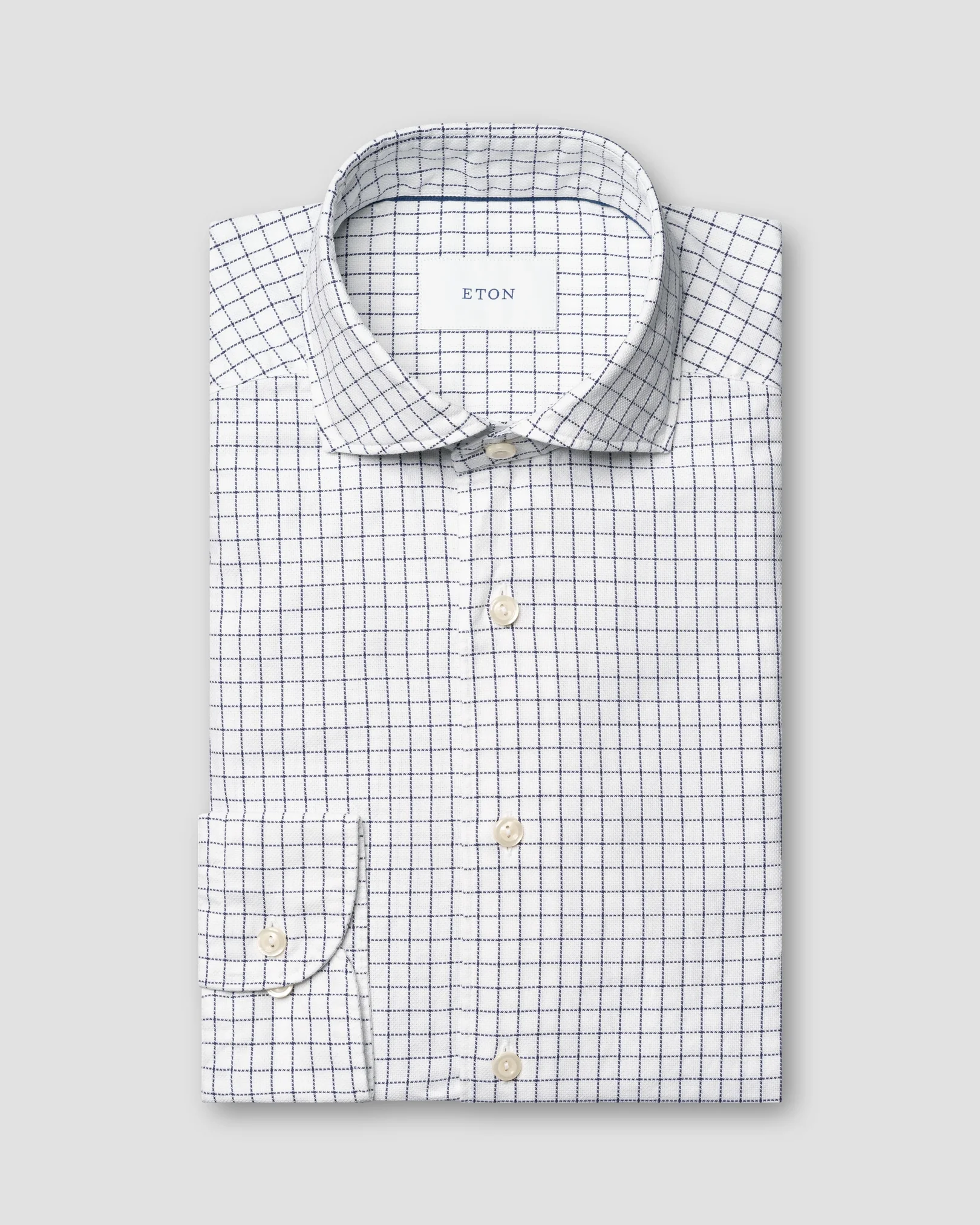 Eton - Checked Oxford Shirt