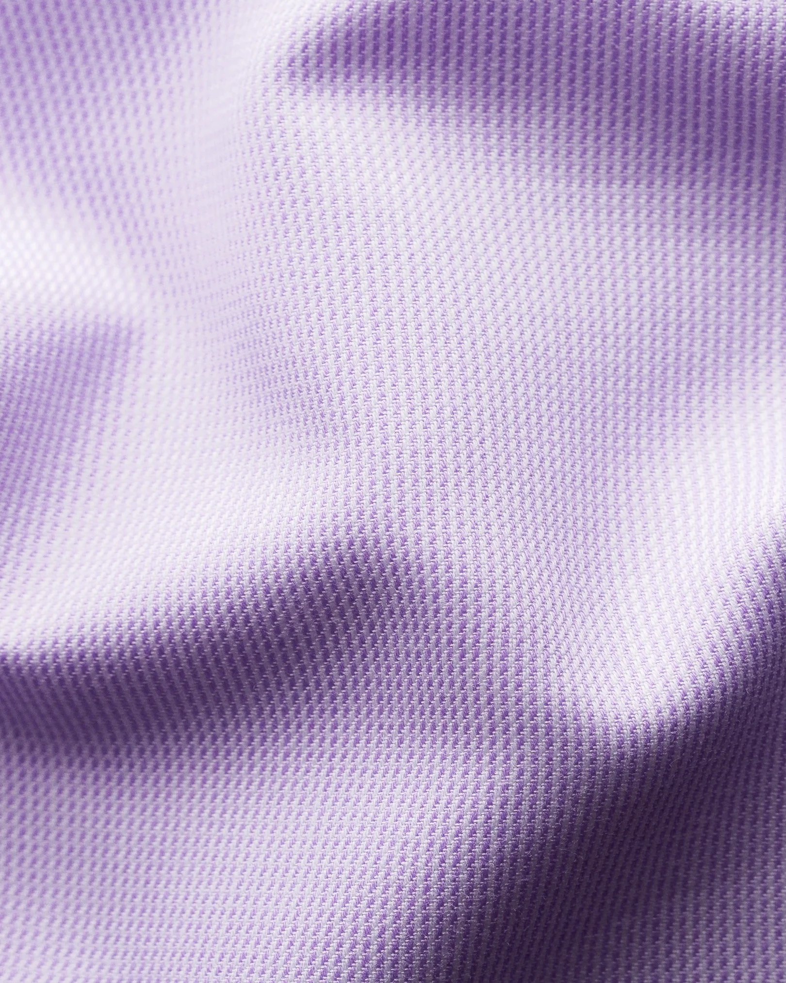 Eton - purple royal twill shirt extreme cut away