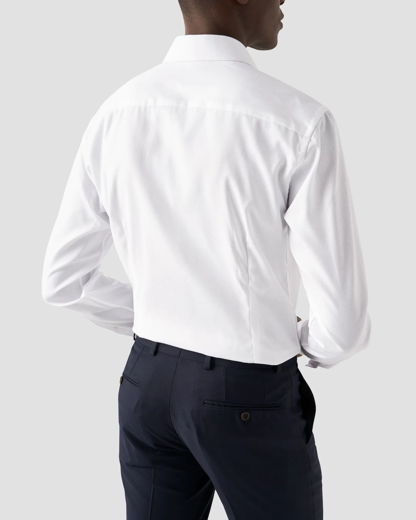 White Royal dobby Shirt - Eton