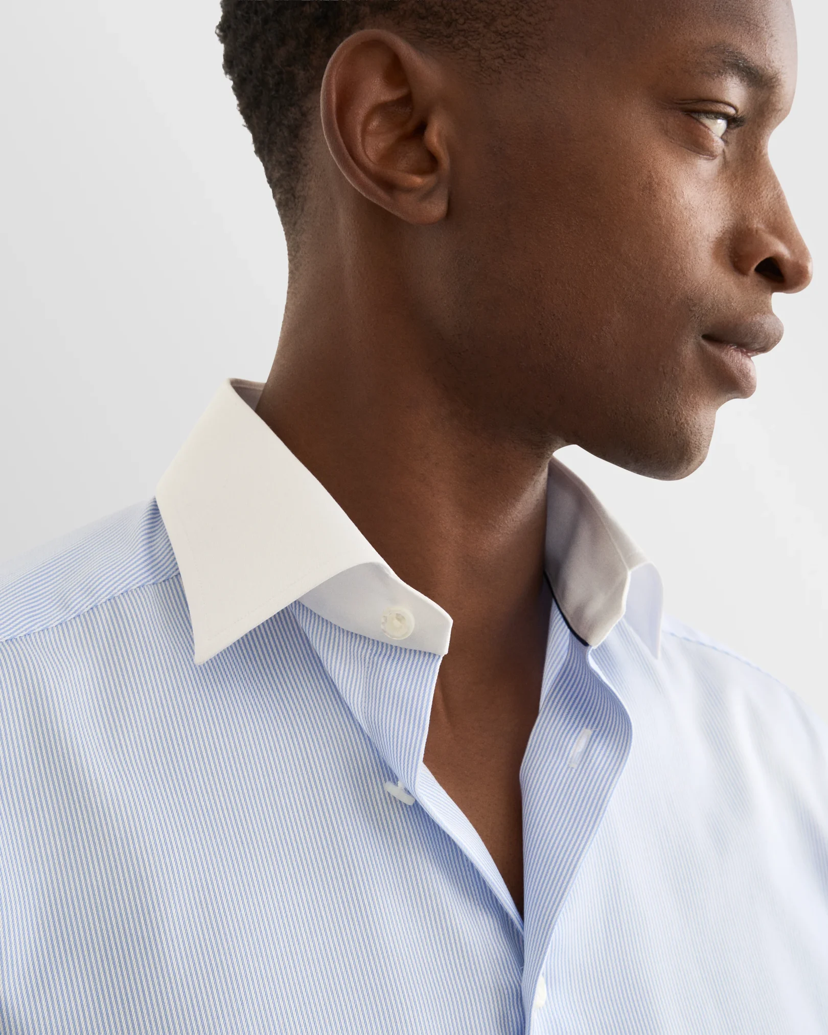 Eton - white collar shirt cut away 266