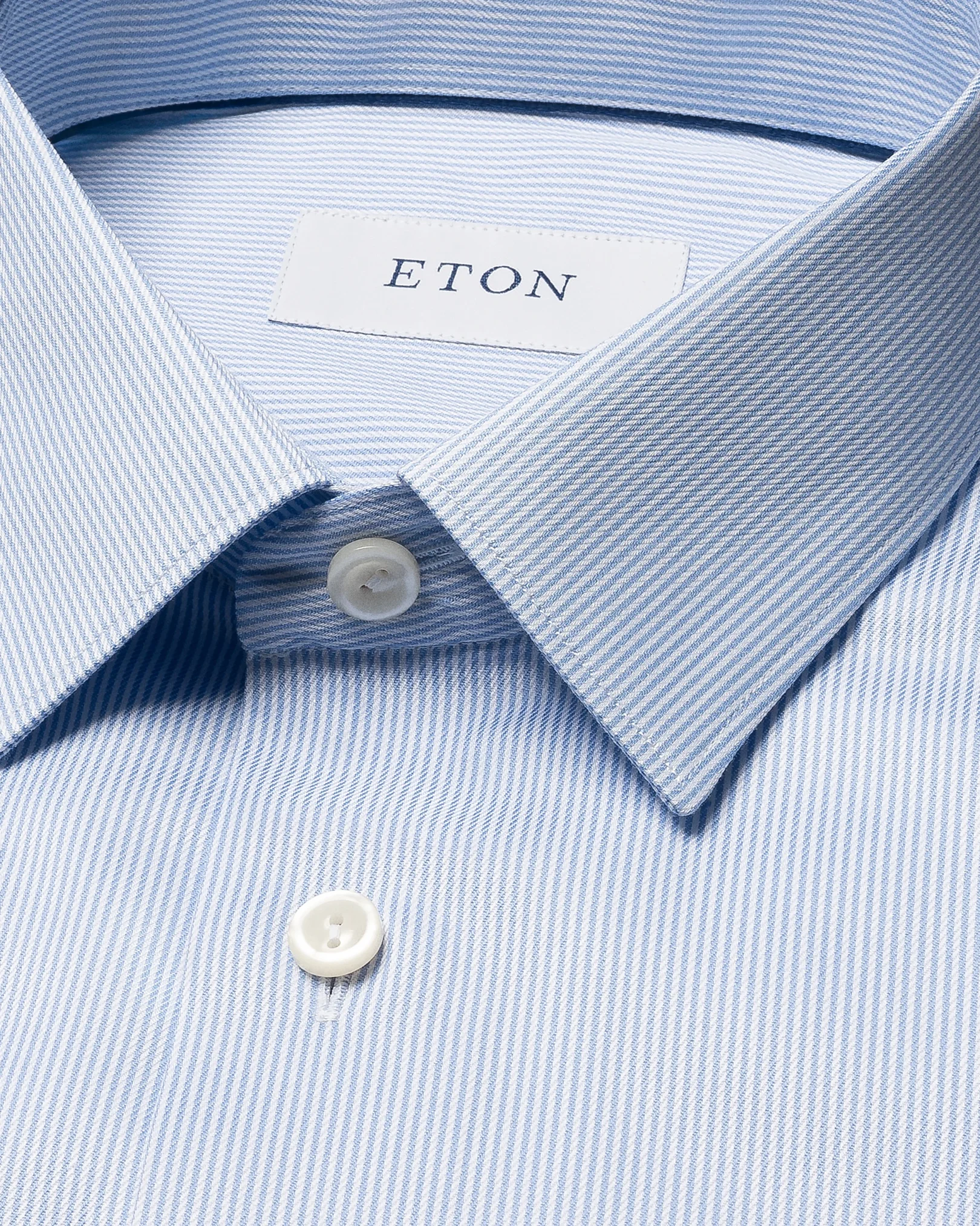 Eton - pointed collar twill shirt