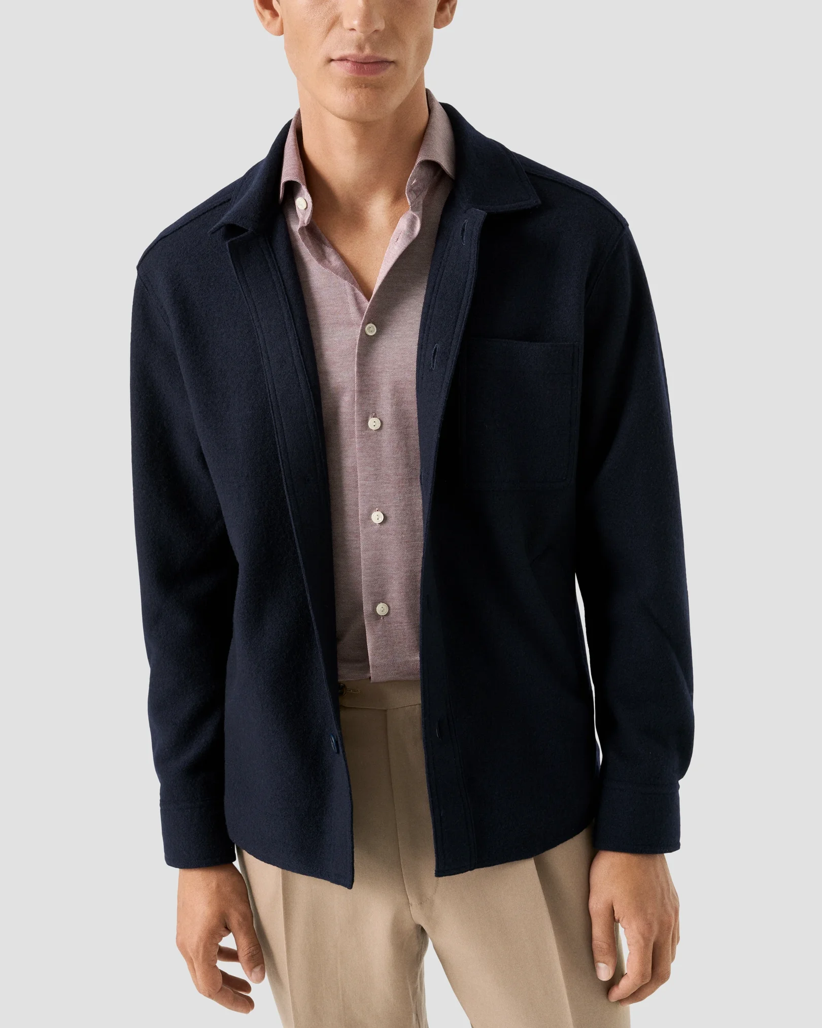 Eton - Filo di Scozia Jacquard Knit Shirt