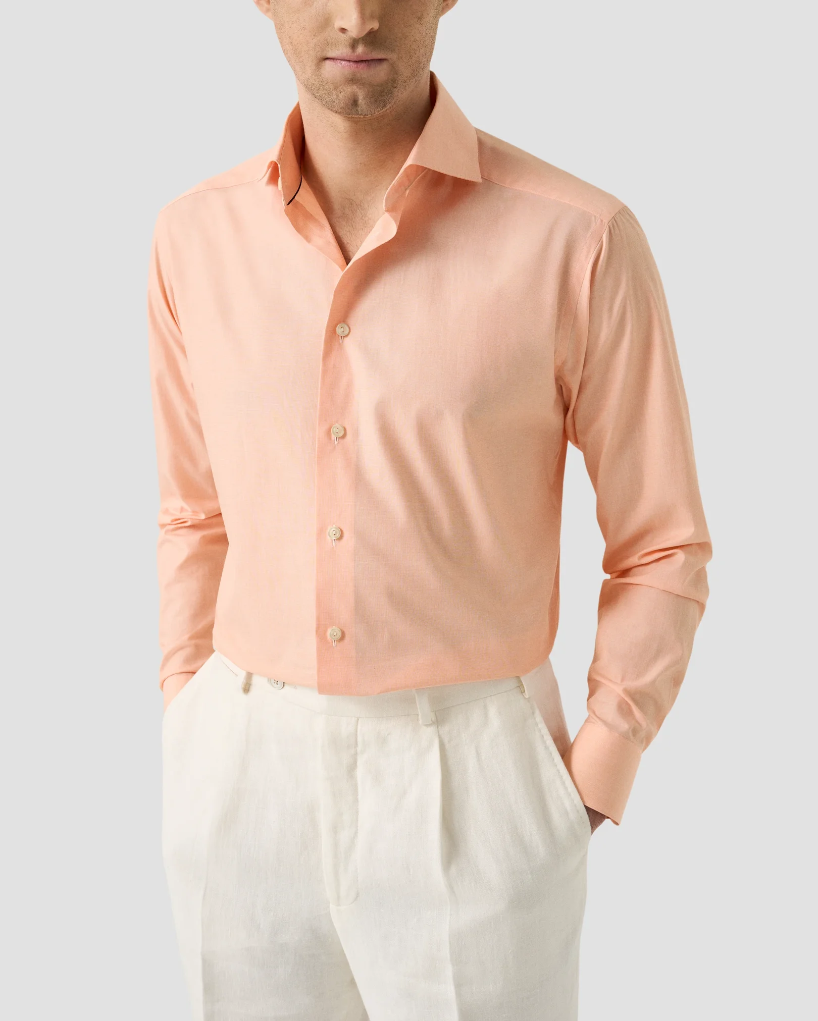 Eton - end on end breeze poplin shirt