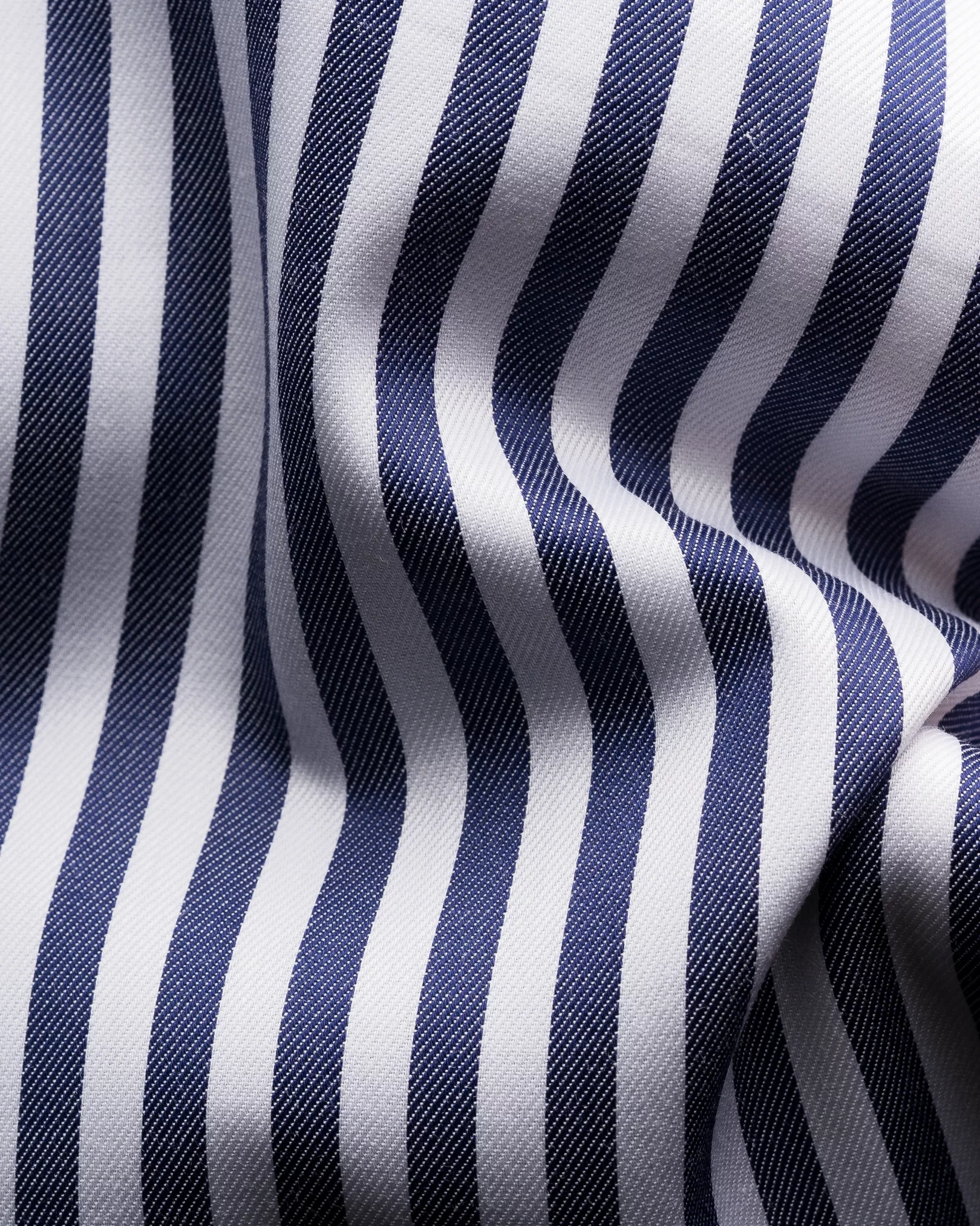 Eton - navy blue signature twill archive stripe