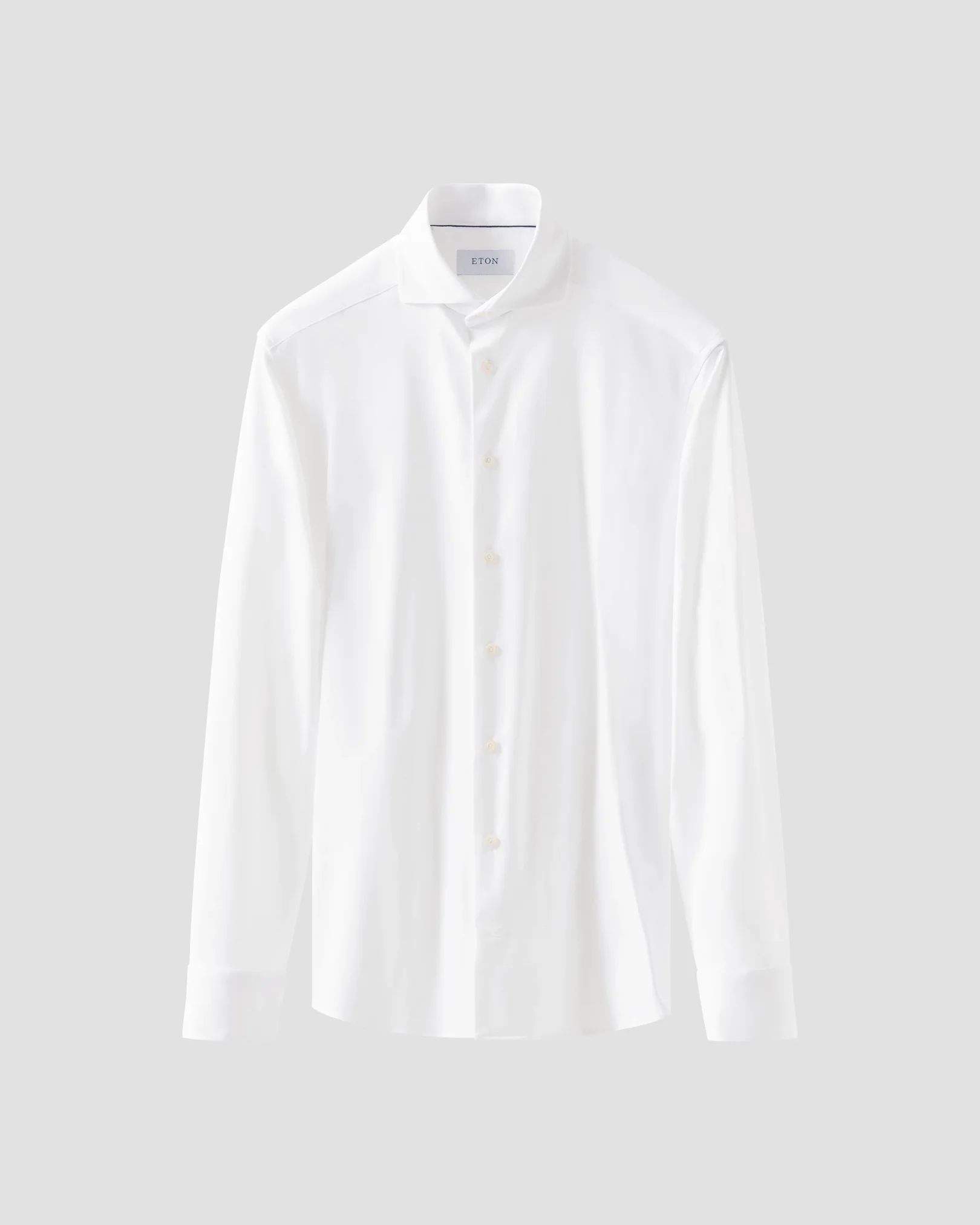 Eton - solid white four way stretch shirt