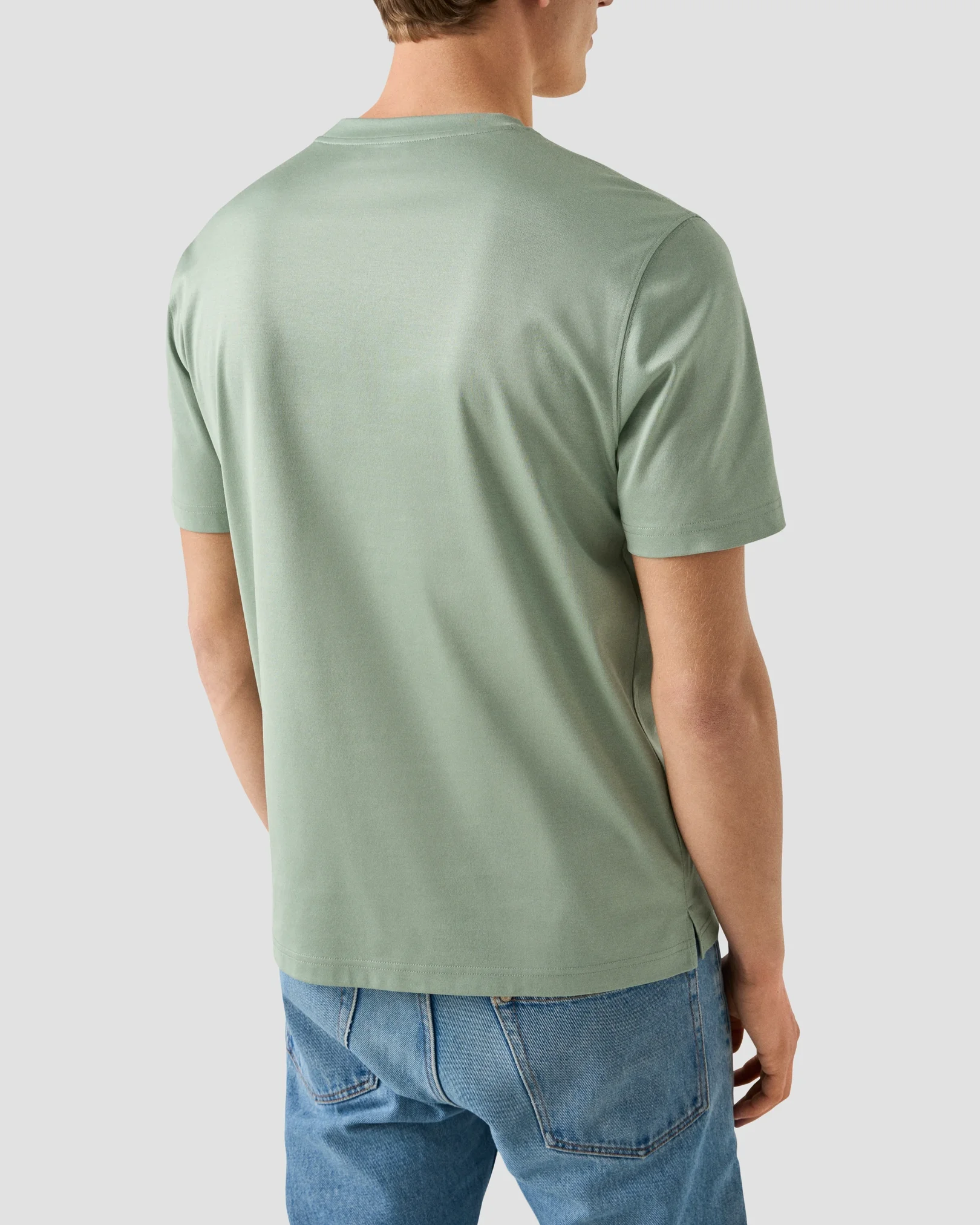 Eton - light green filo di scozia t shirt light green filo di scozia t shirt