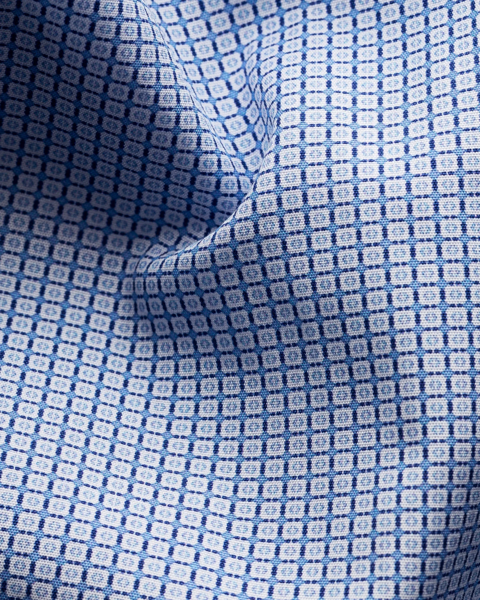 Eton - light blue poplin checked