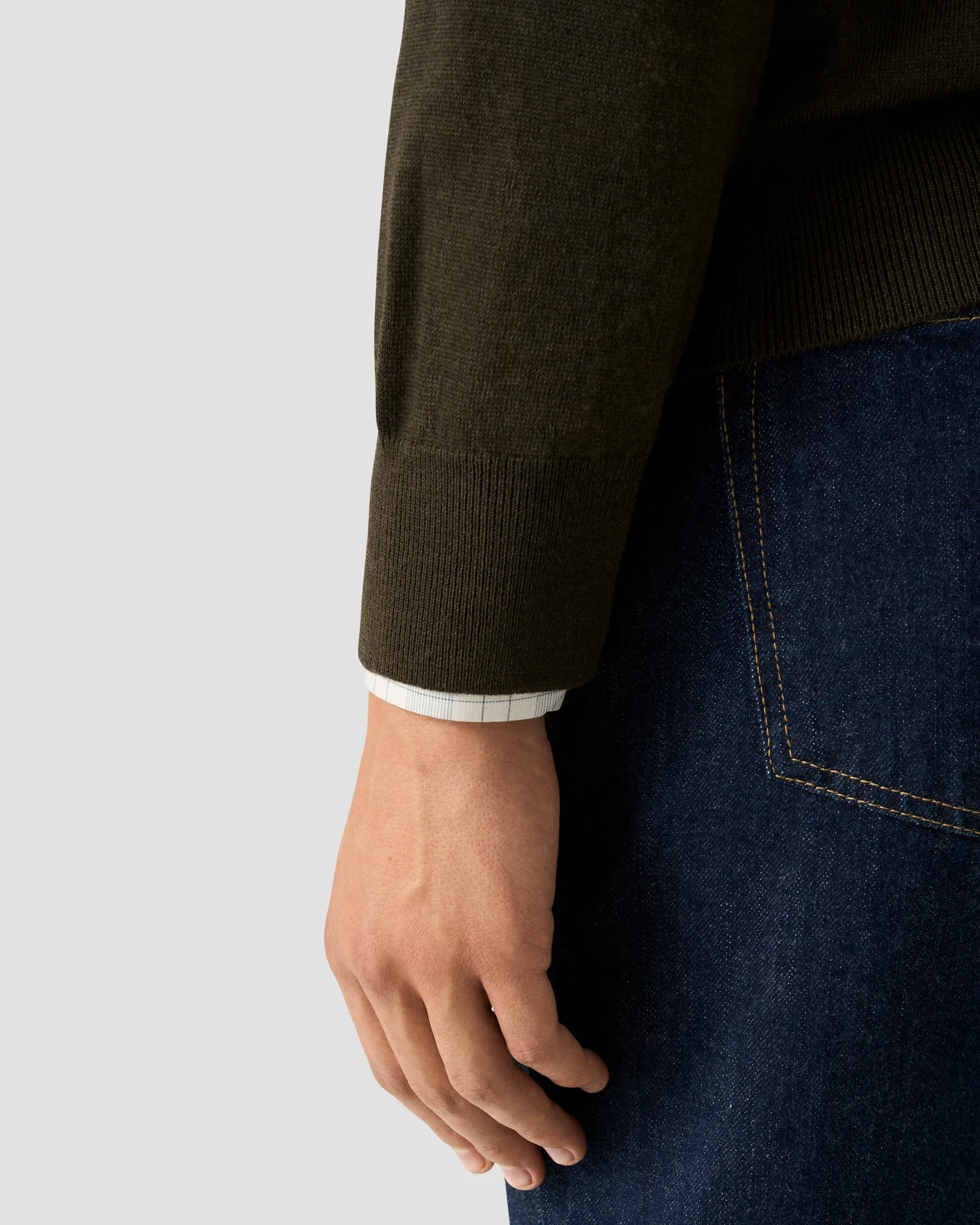 Eton - Quarter Zip Sweater