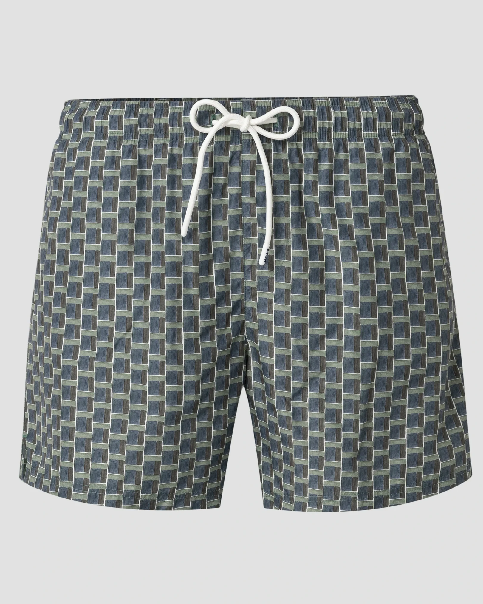Eton - geometrical swim shorts