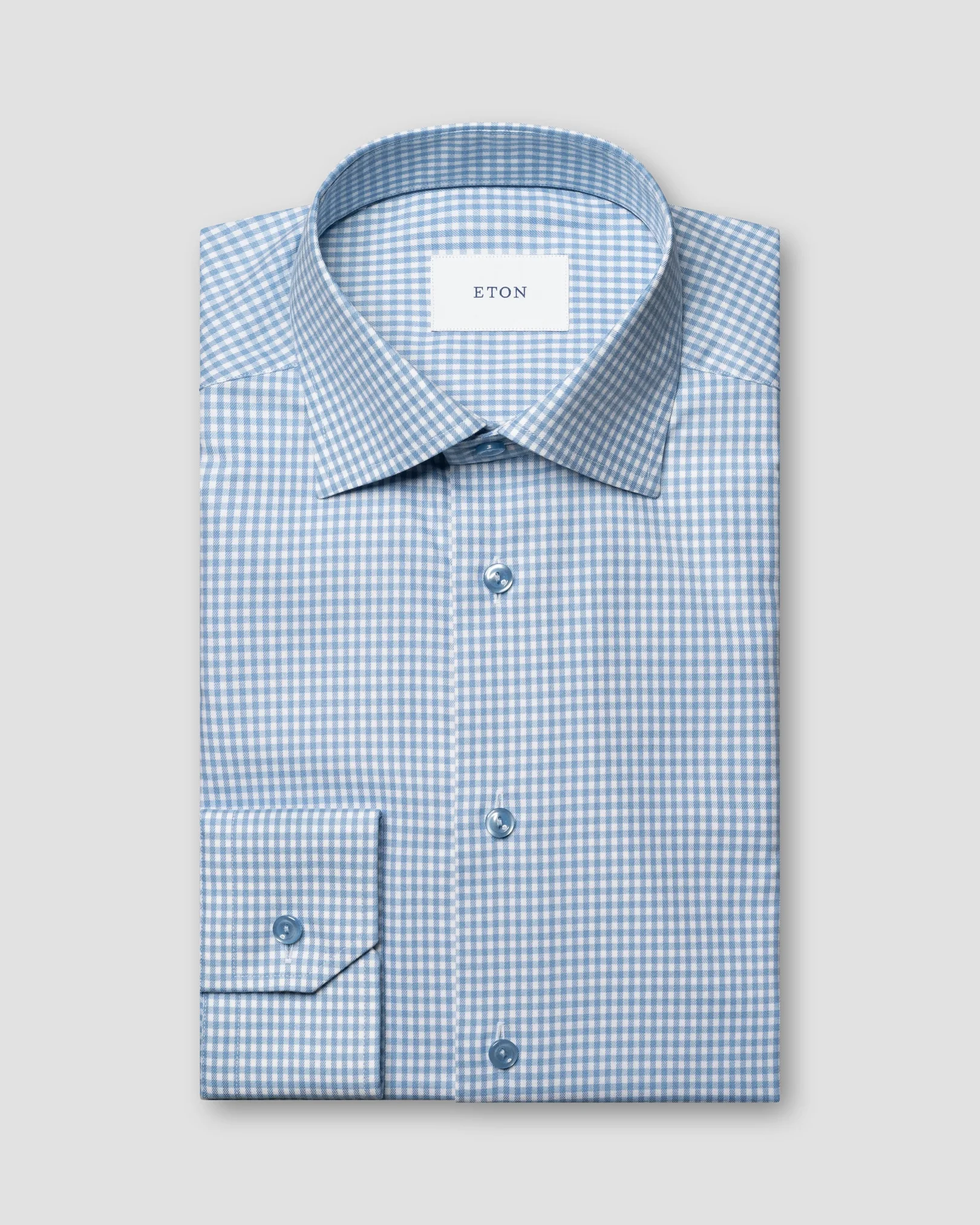 Eton - Check Cotton TENCEL™ Lyocell Shirt