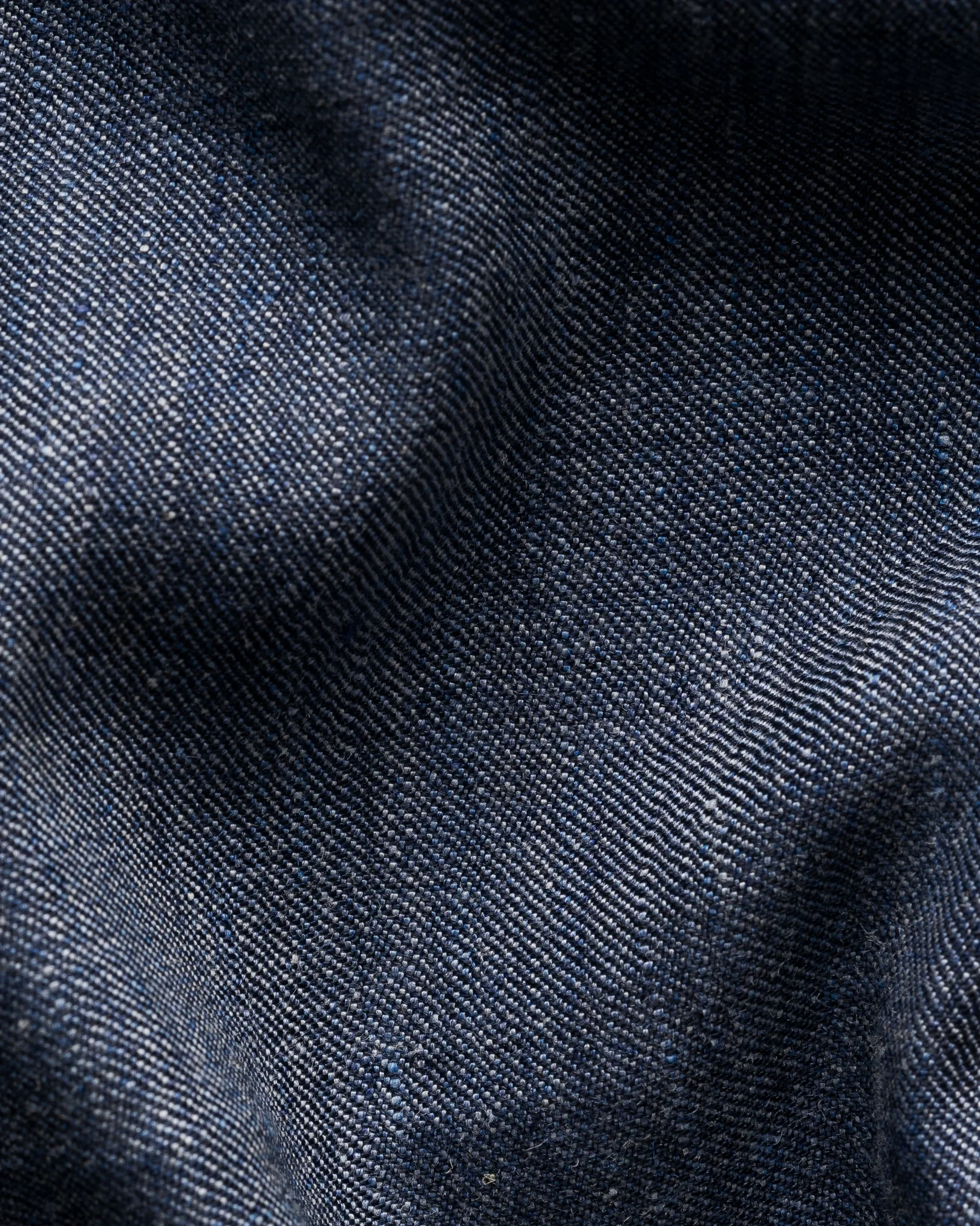 Eton - mid blue linen wool soft jacket