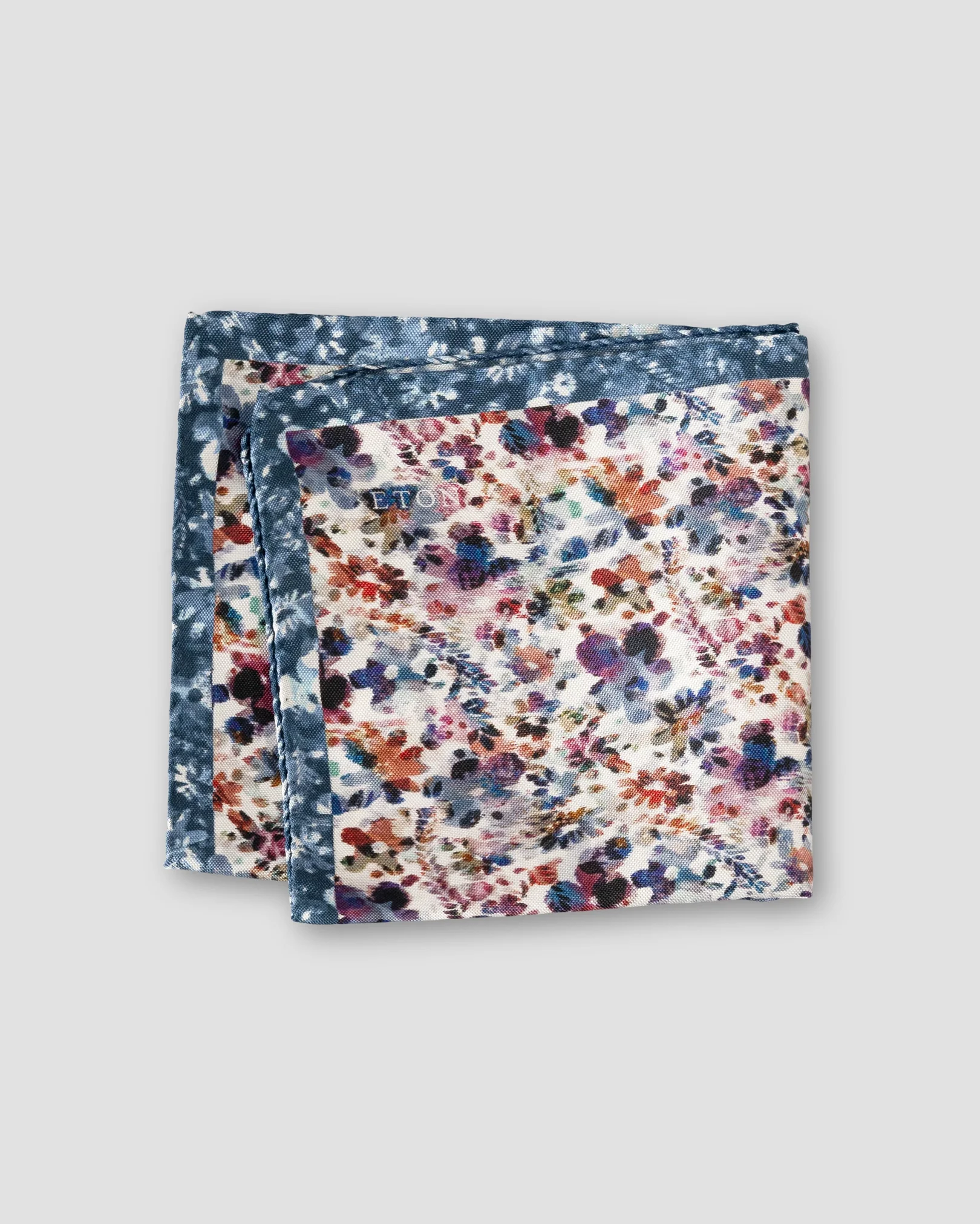 Eton - multi floral silk pocket square