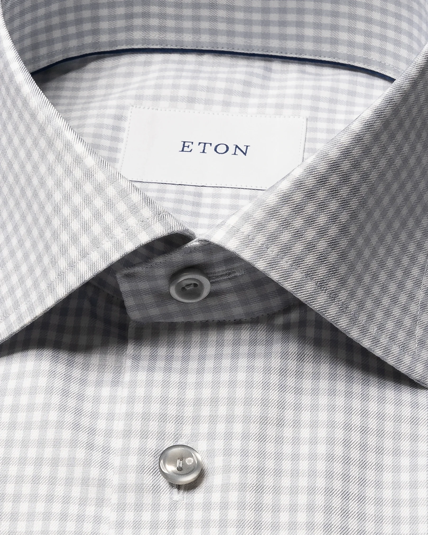 Eton - check cotton tencel lyocell shirt