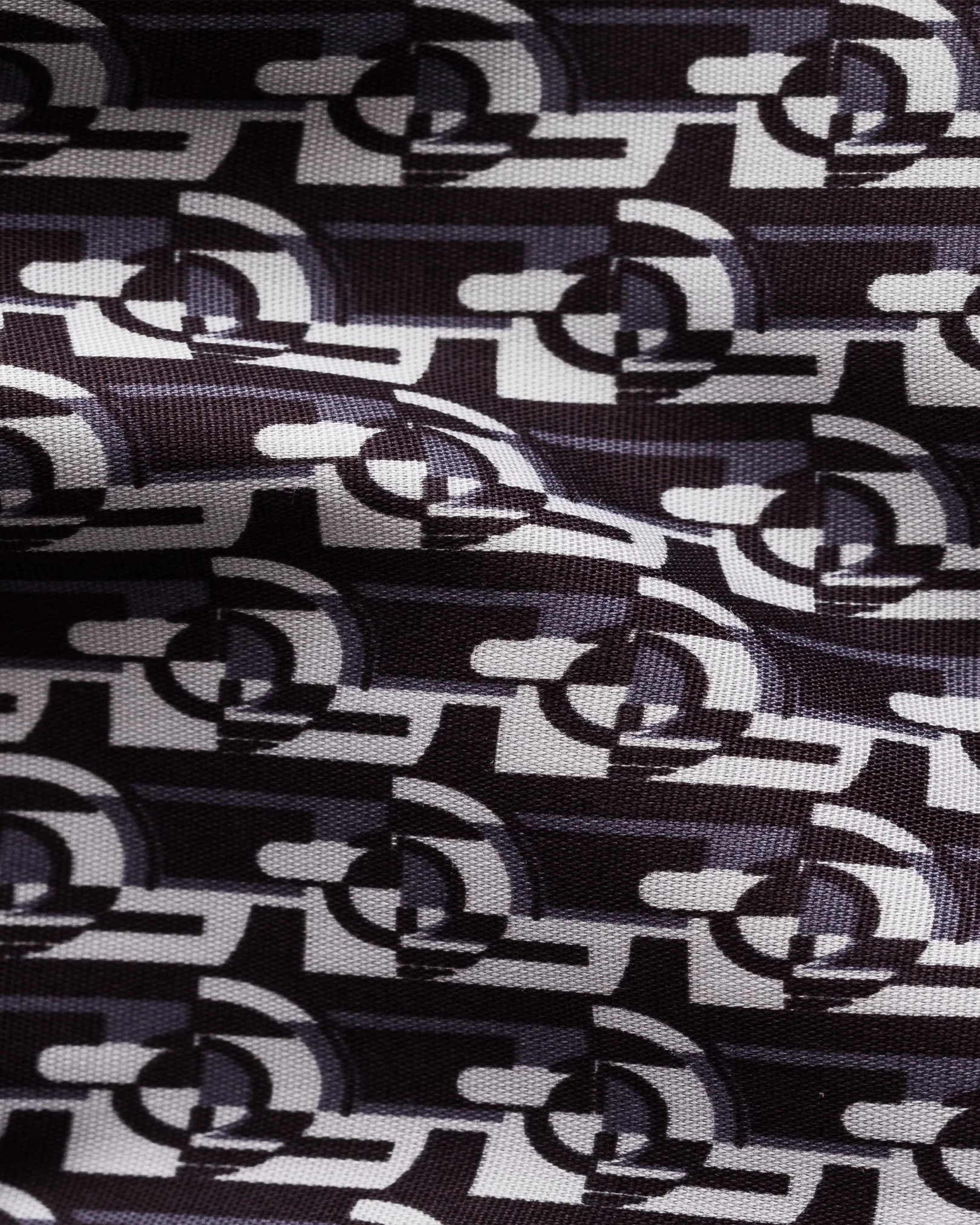 Eton - art deco geometric print poplin shirt