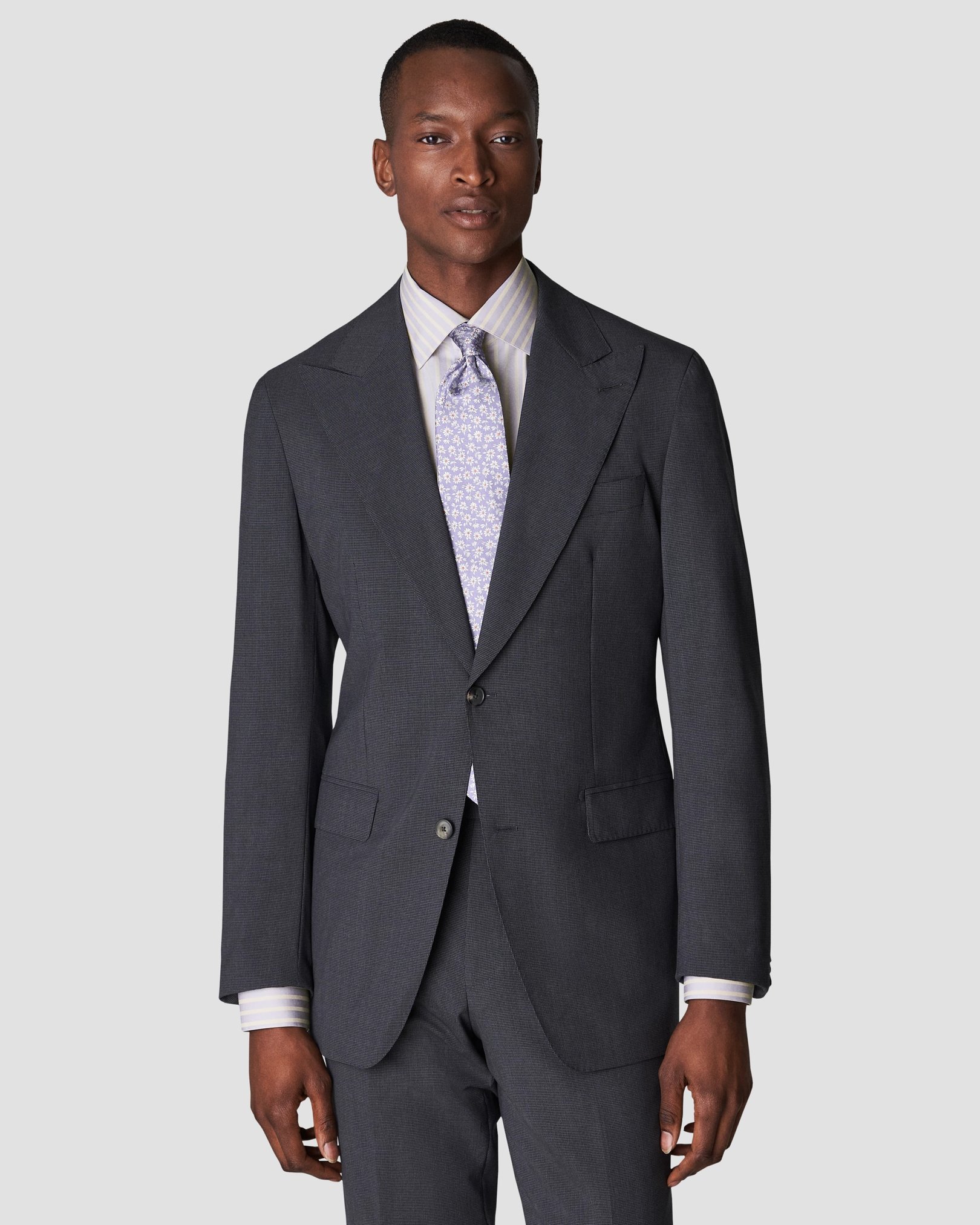 Eton - light purple fine pique
