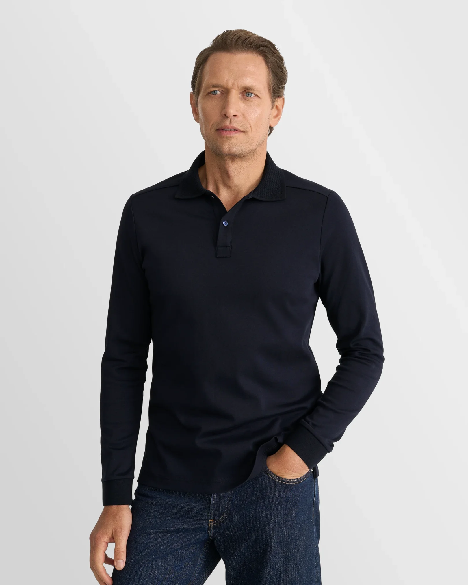 Eton - elegent navy blue polo