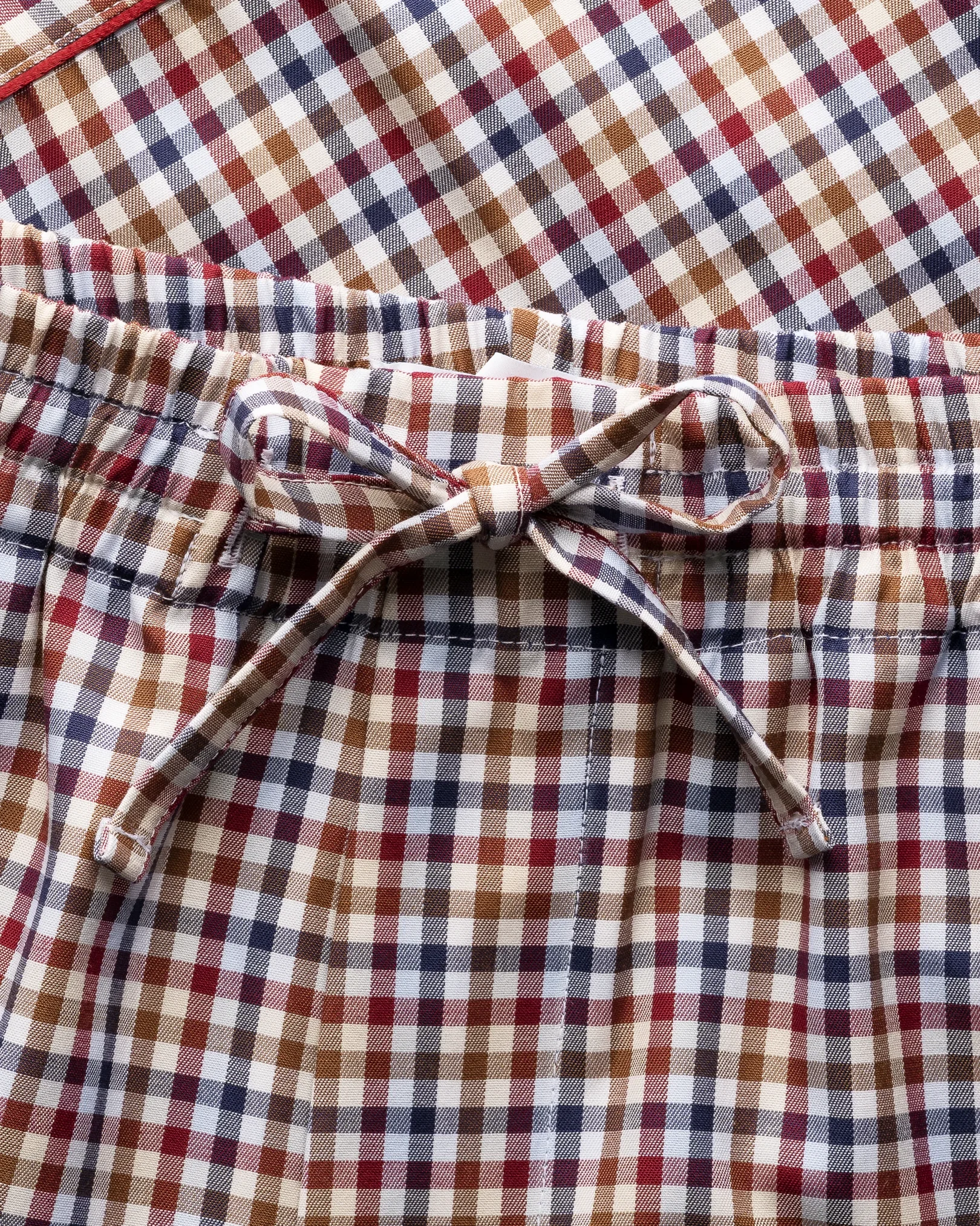 Eton - checked pyjamas red checked pyjamas