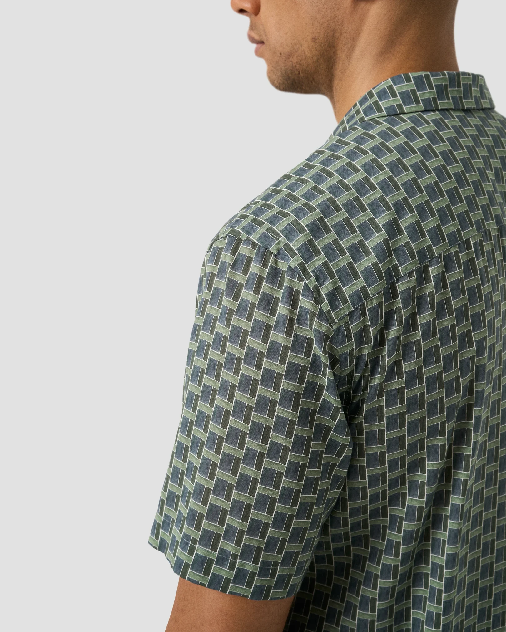 Eton - geometric resort shirt