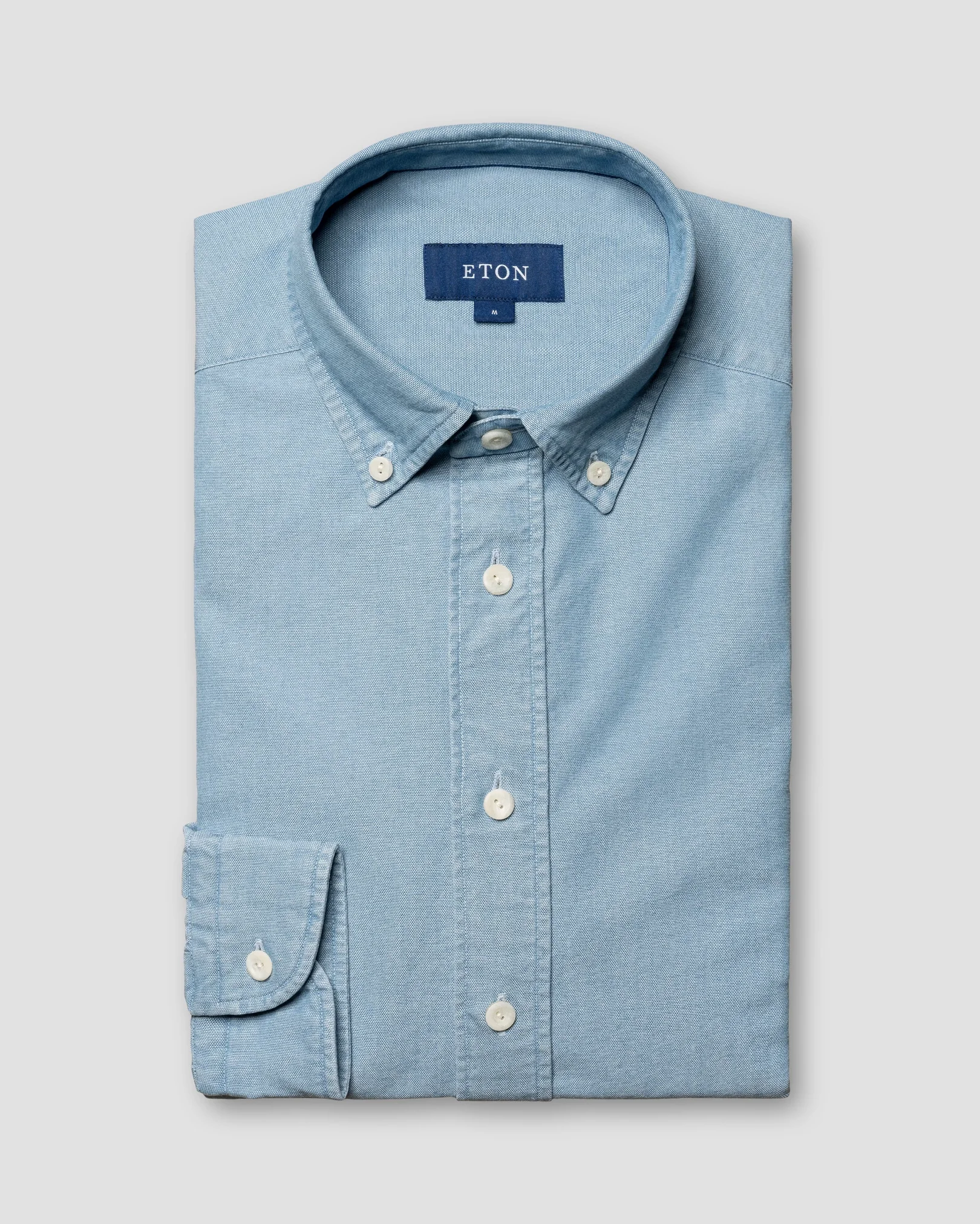 Blue Denim Shirt Eton