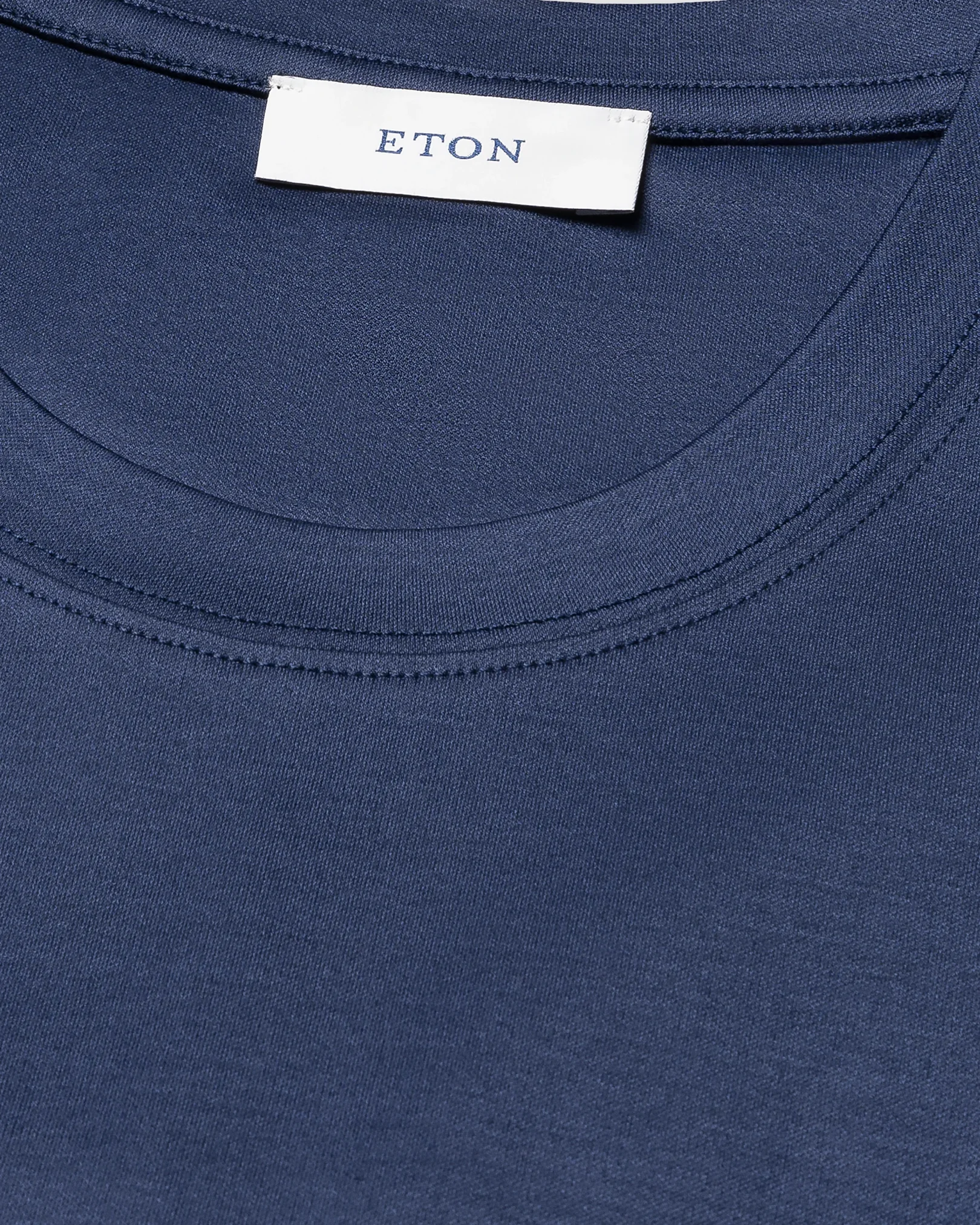 Eton - filo di scozia t shirt dark blue filo di scozia t shirt
