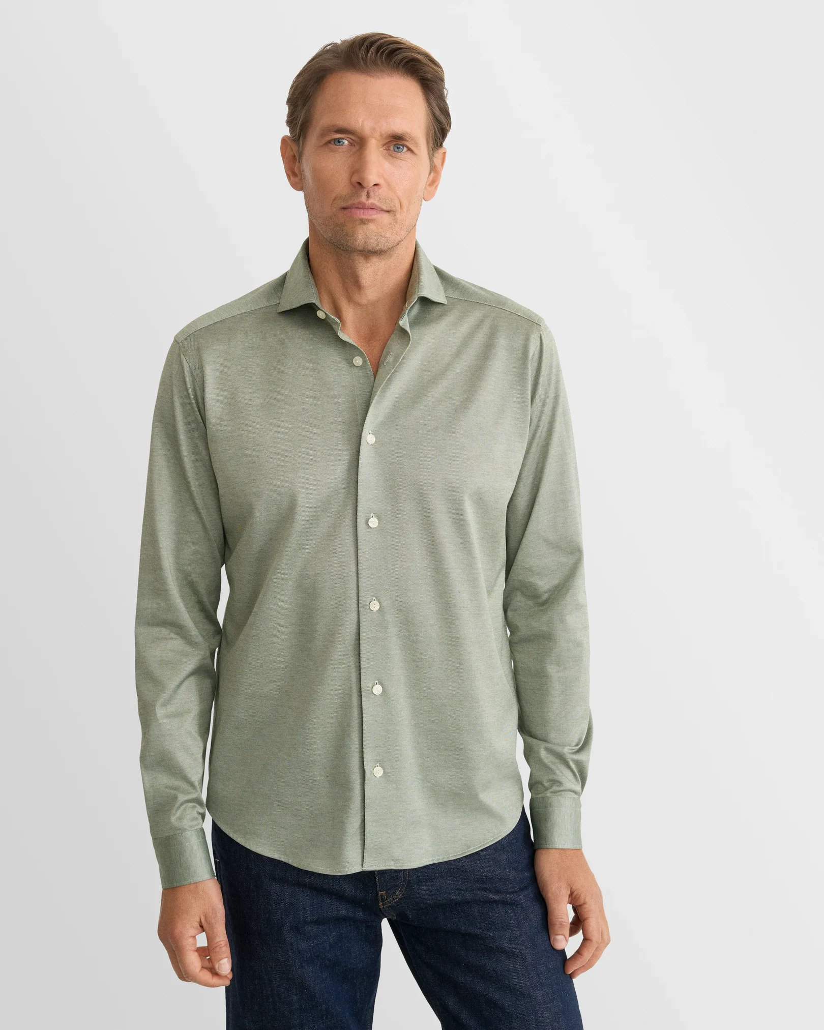 Eton - Filo di Scozia Knit Shirt