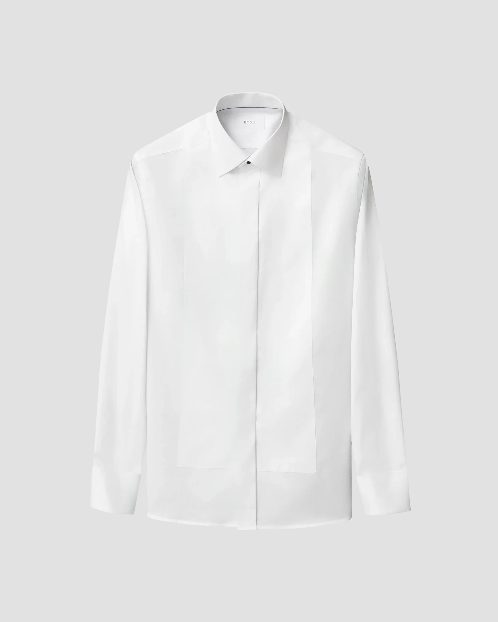 Eton - white dobby bib front evening shirt