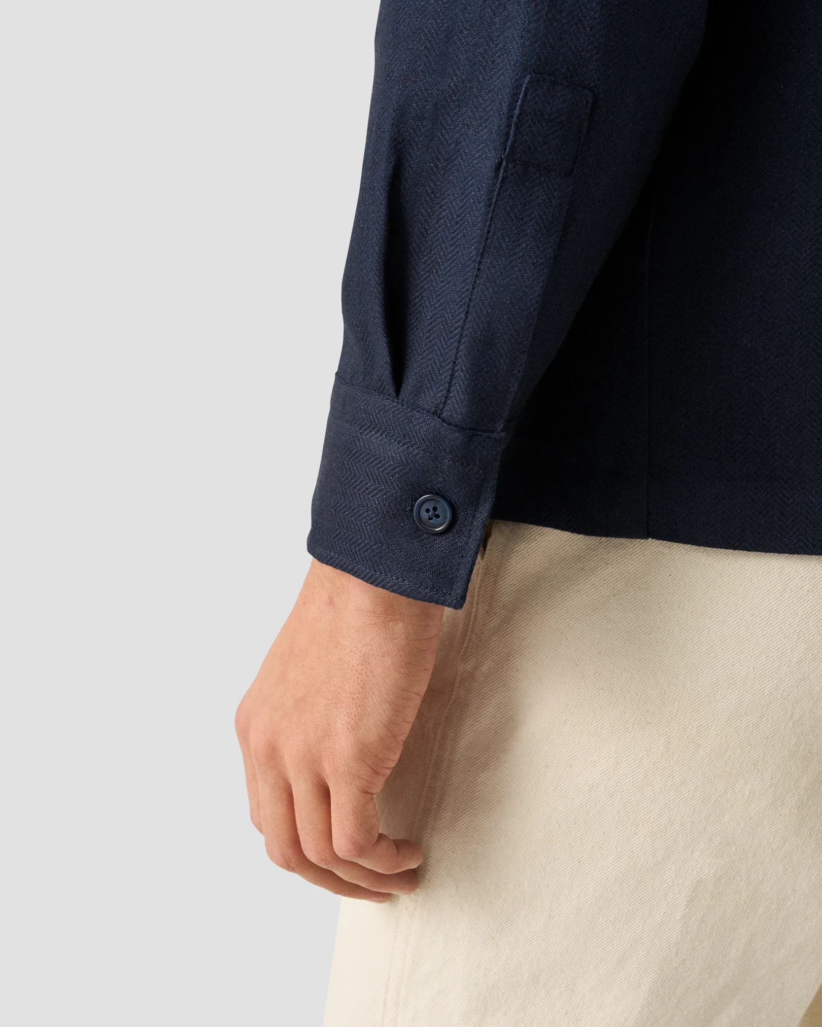 Eton - four pocket linen lyocell shirt jacket