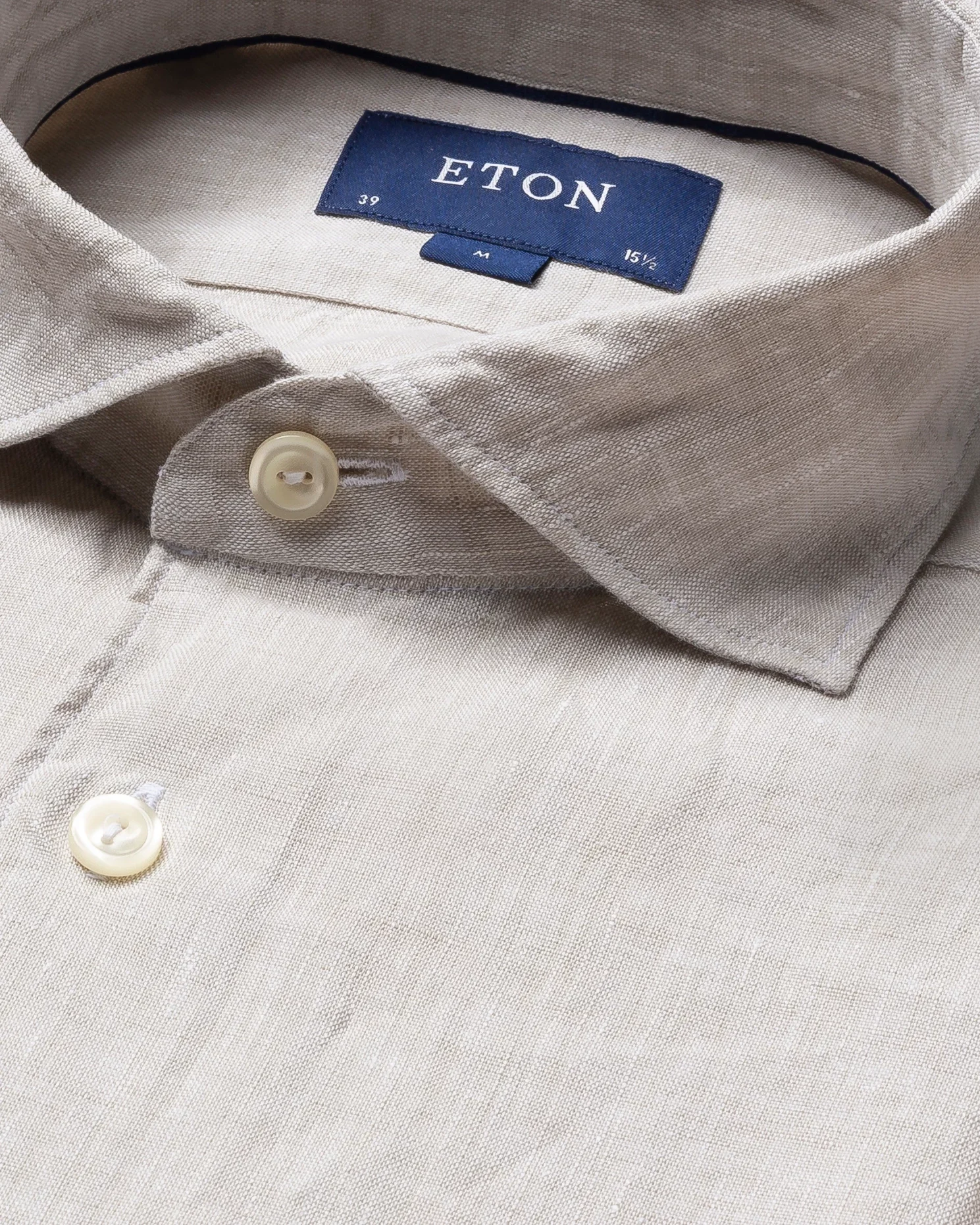 Eton - gray linen shirt