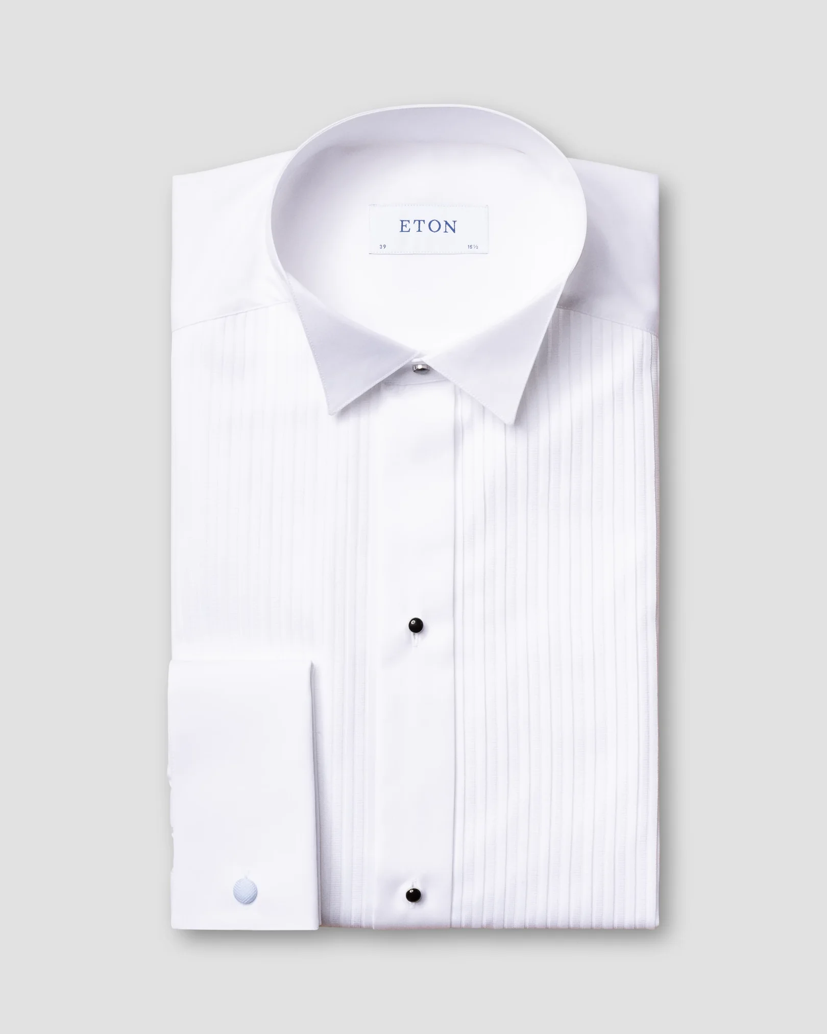 Eton - plisse wing collar shirt