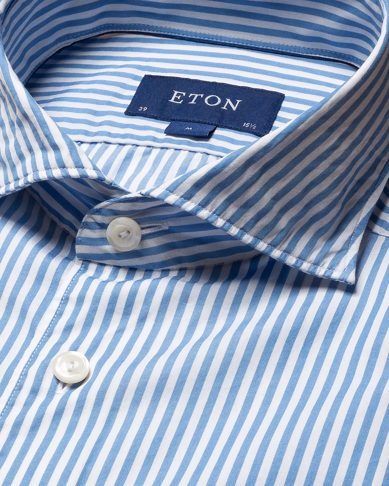 Blue Striped Cotton & Tencel™ Lyocell Shirt