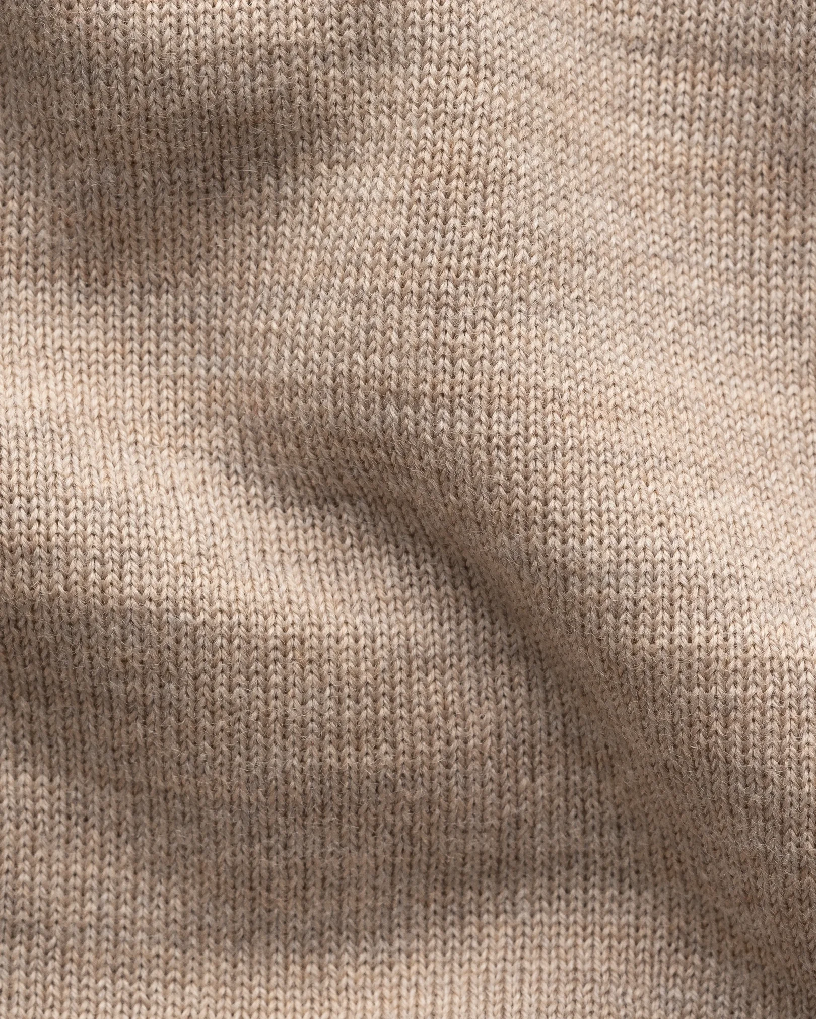 Eton - beige merino knit crewneck