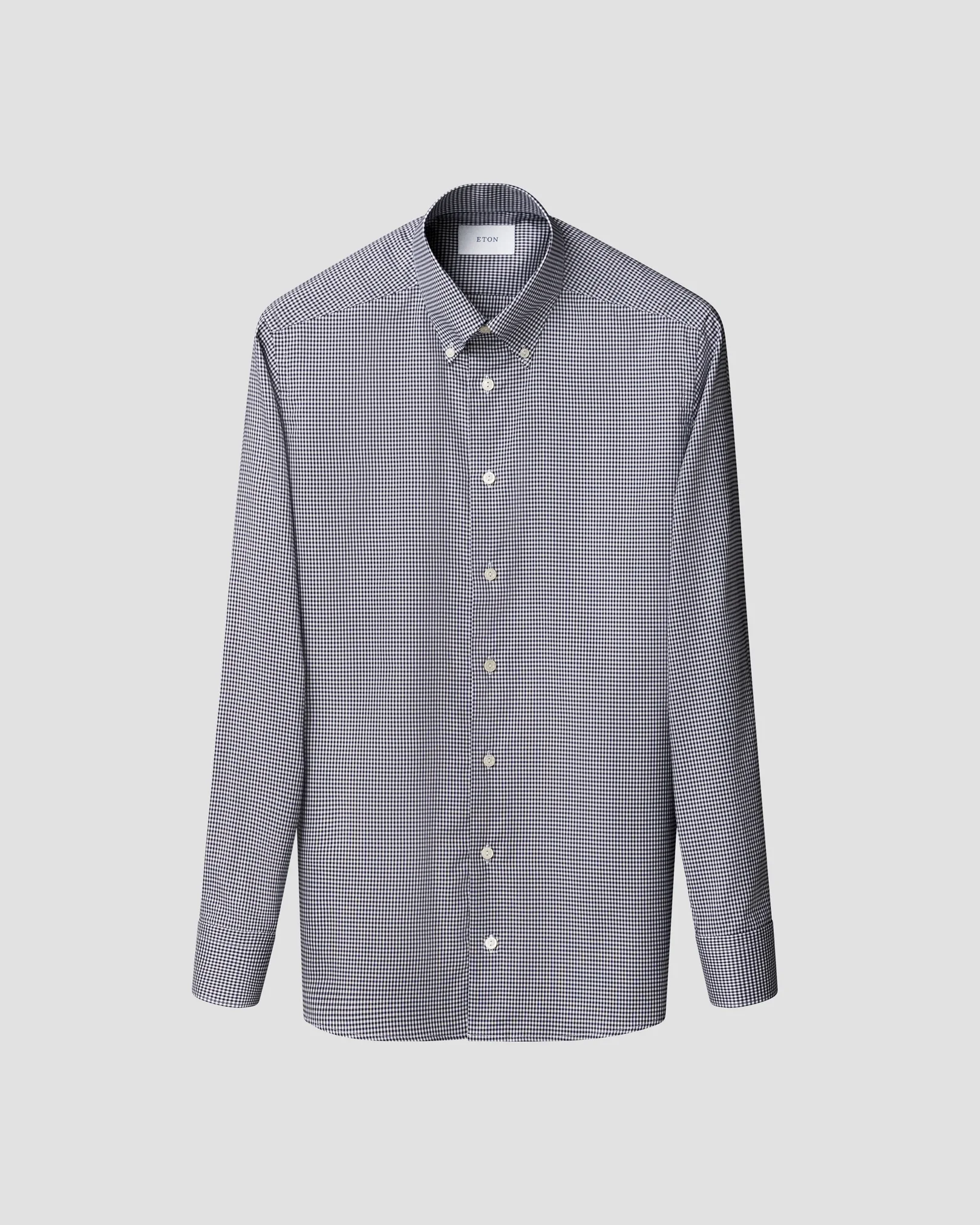 Eton - dark blue check signature oxford shirt