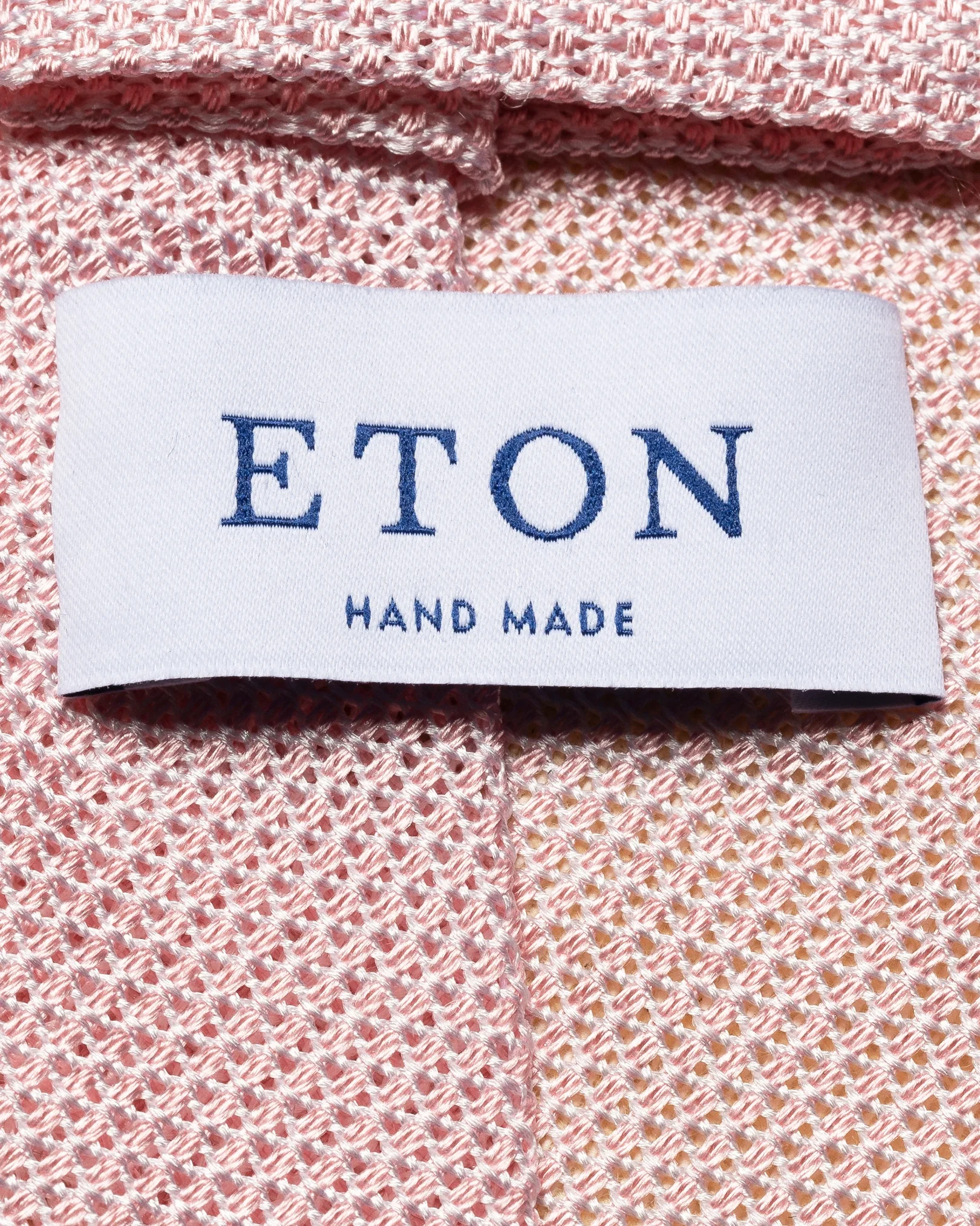 Eton Pink Grenadine Silk Tie