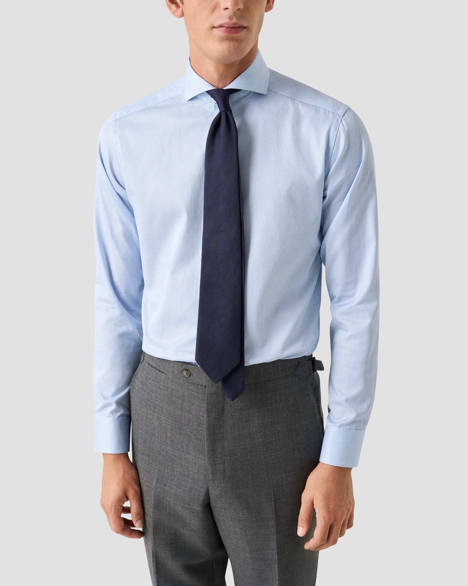 Eton - Chemise Signature en Twill à Rayures Fines