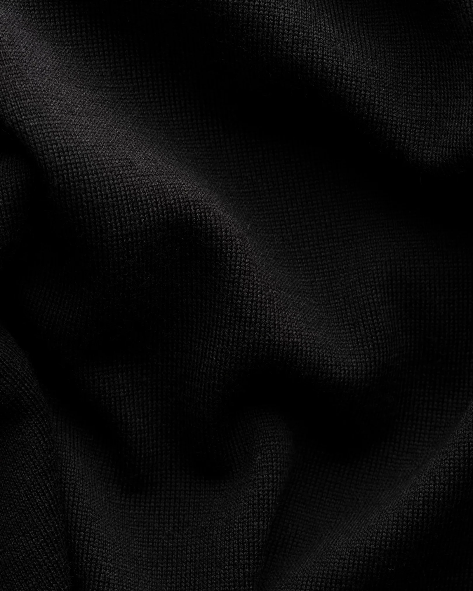 Eton - black knitted merino