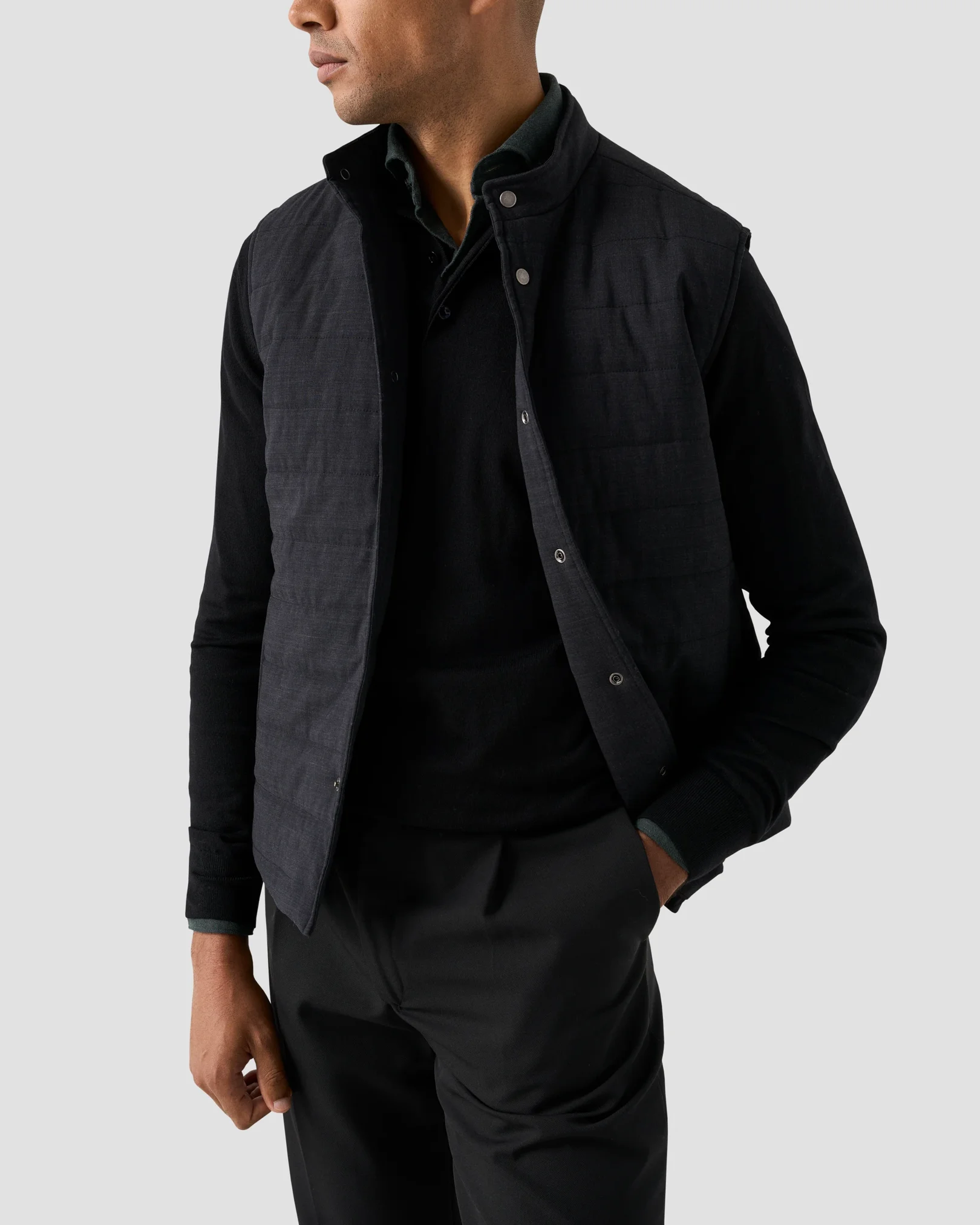 Eton - black regular fit