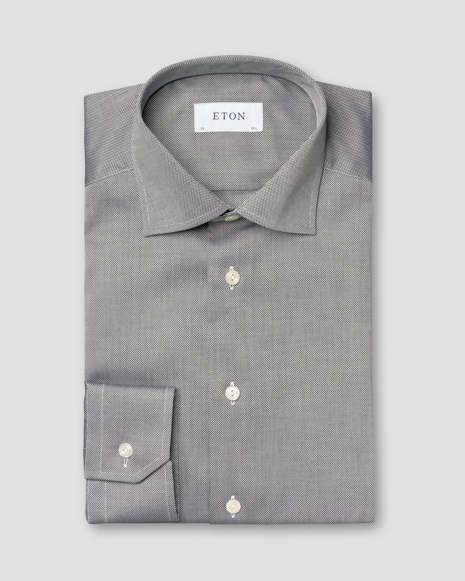 Eton - Black Pinpoint Shirt