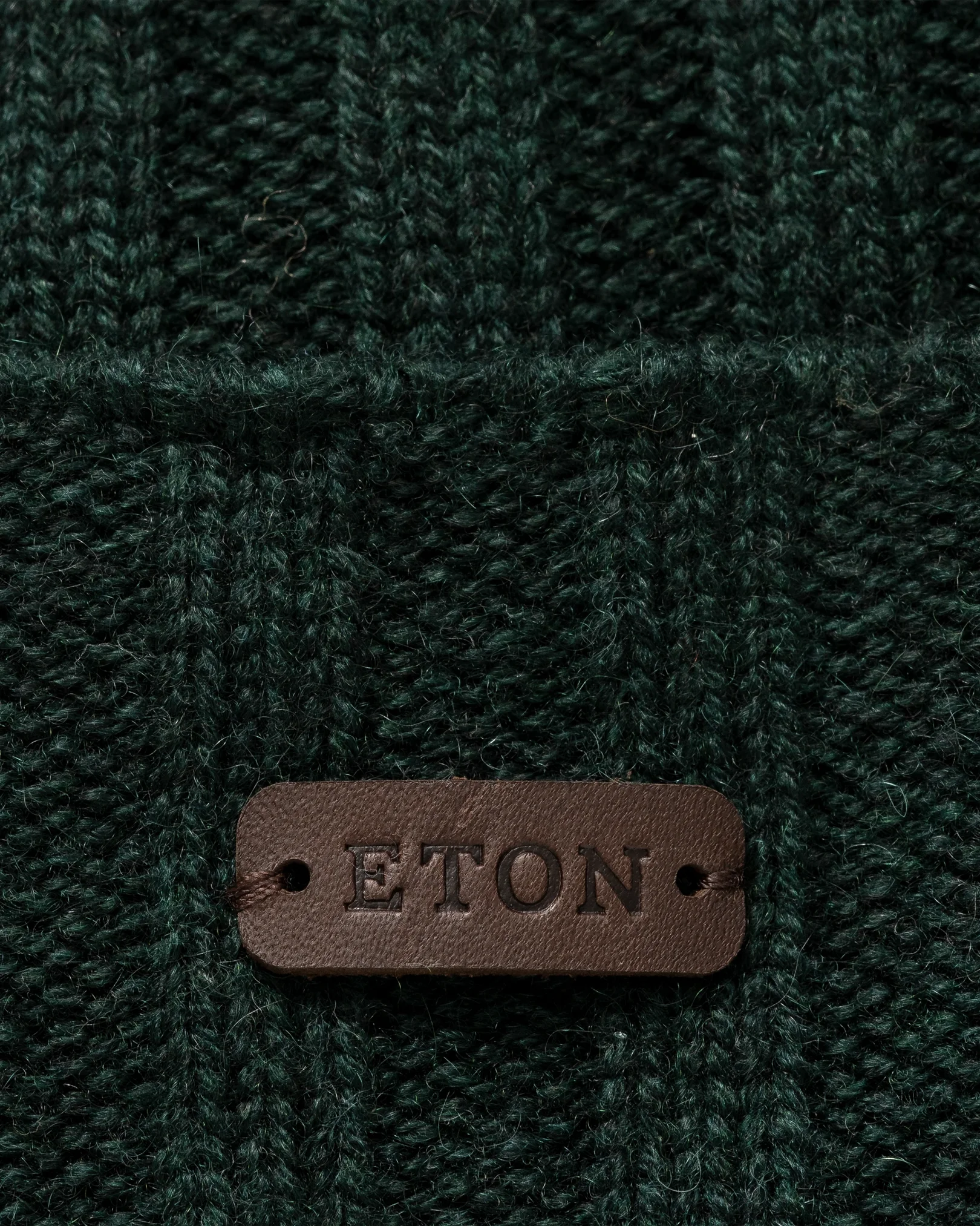 Eton - cashmere beanie dark green cashmere beanie