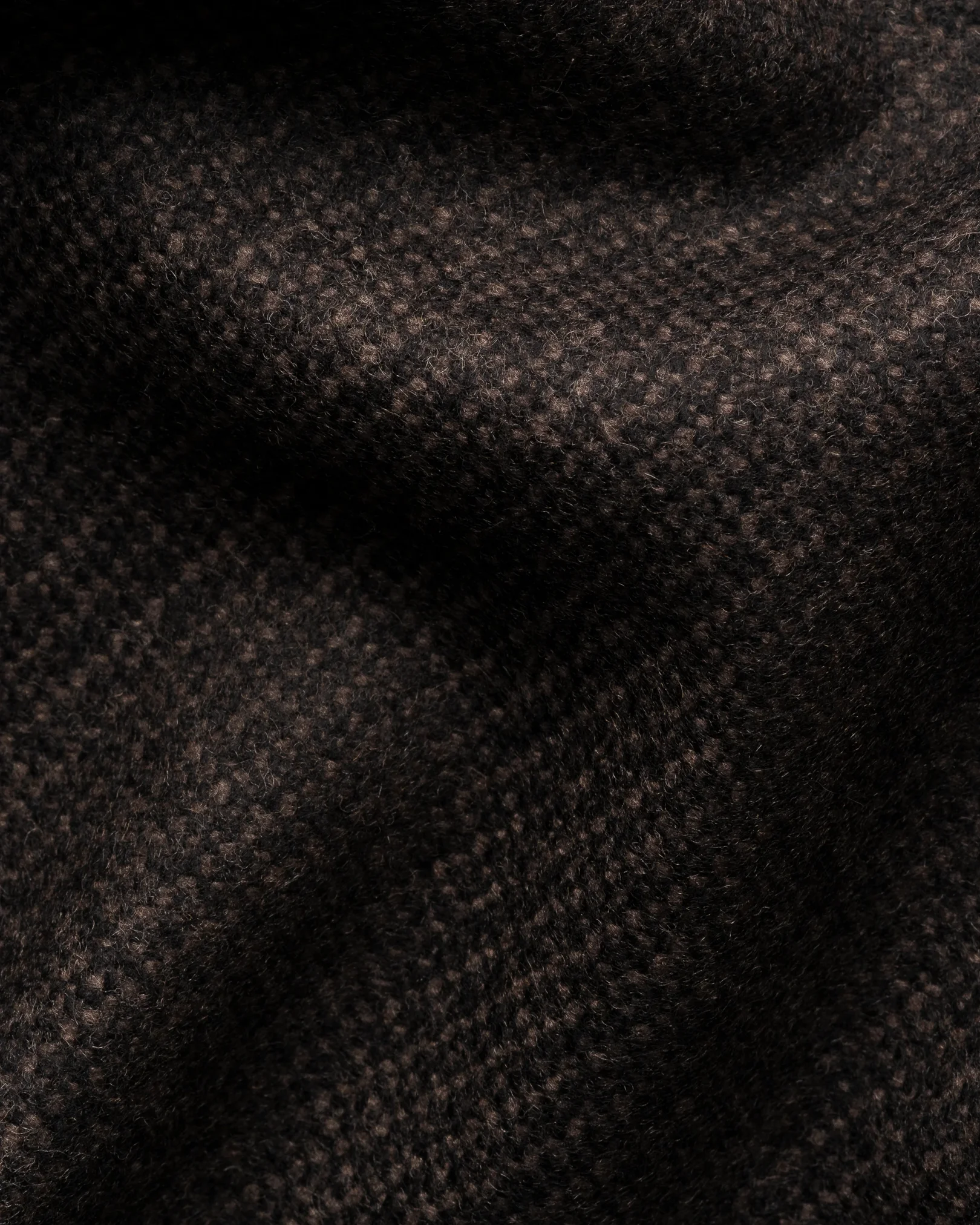 Eton - dark brown wool cashmere soft jacket