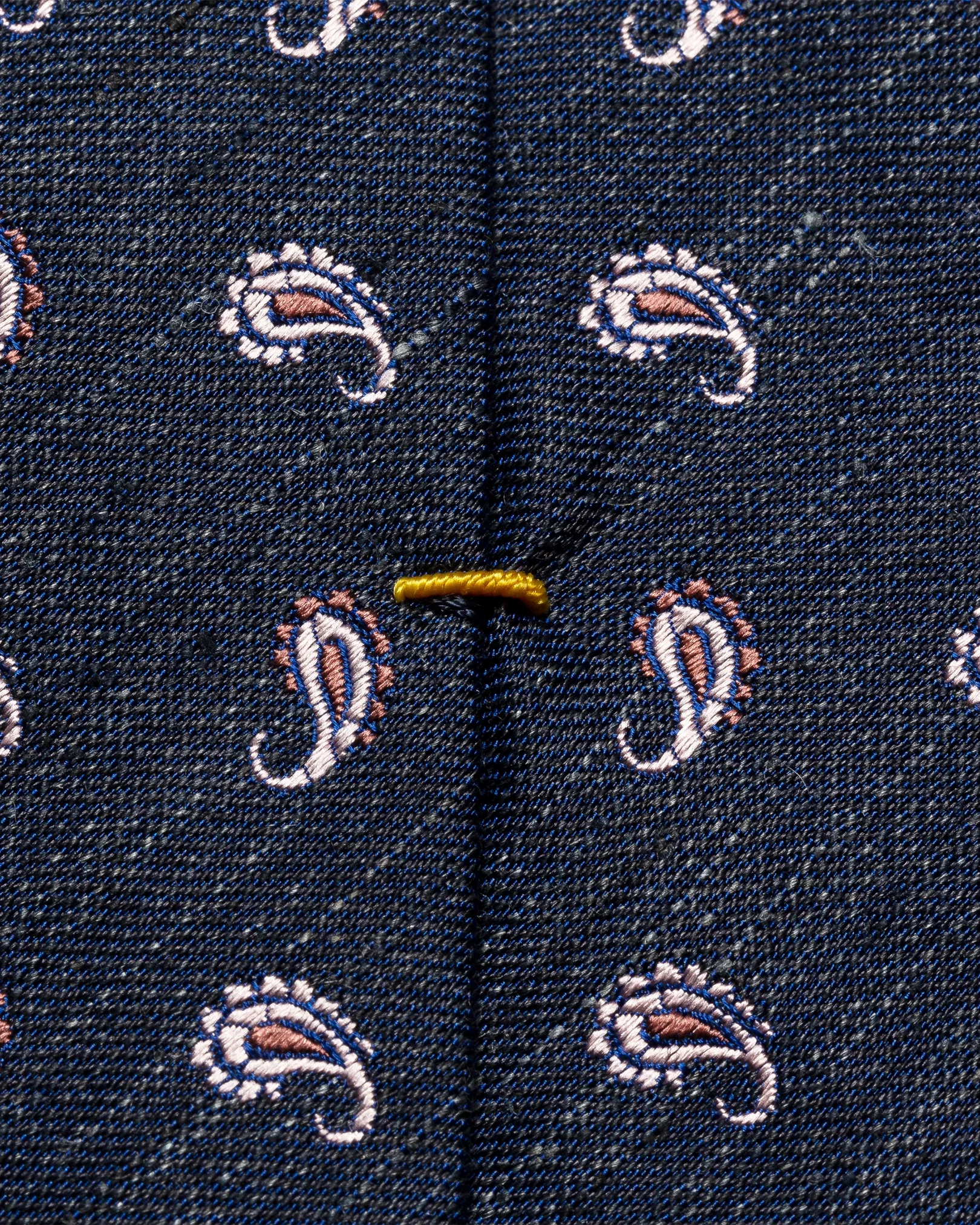 Eton - navy blue silk blend tie
