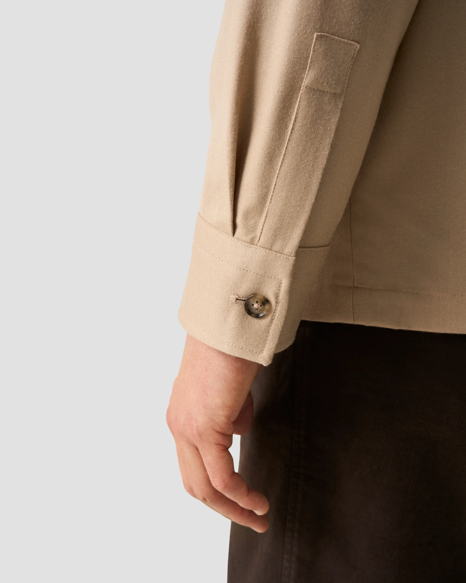 Eton - wool four pocket overshirt