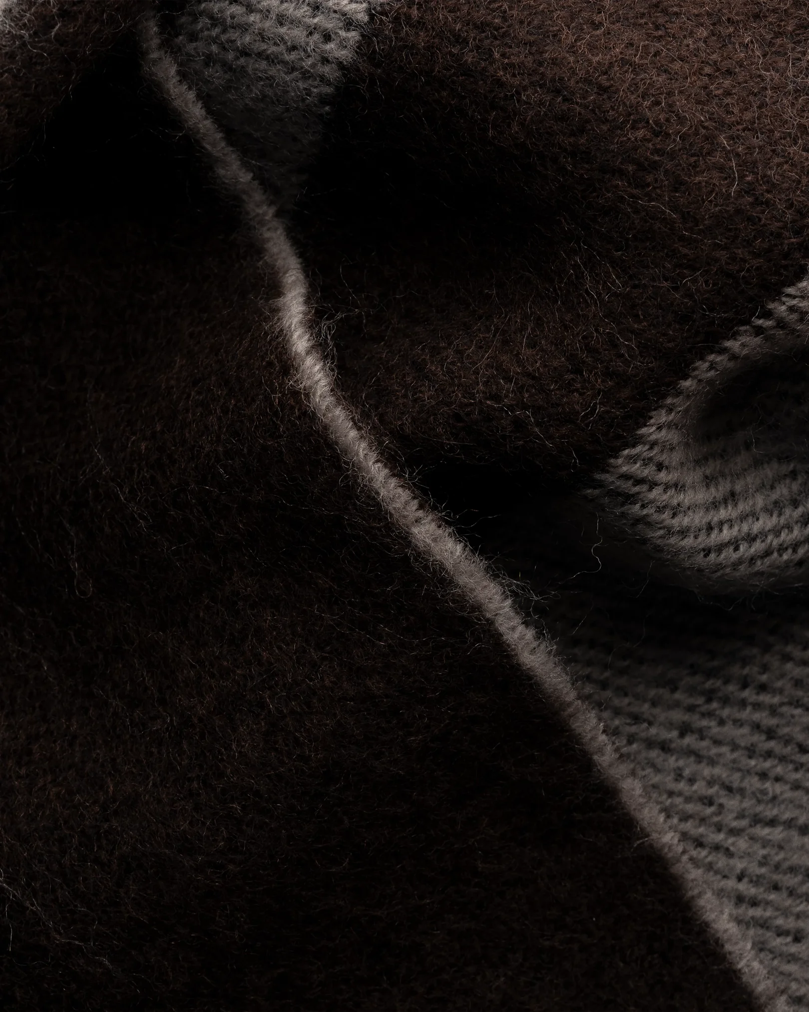 Eton - brown scarf brown wool scarf