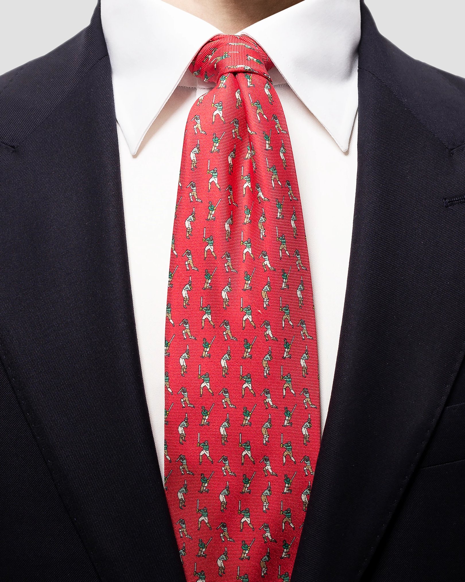 Eton - red cricket tie