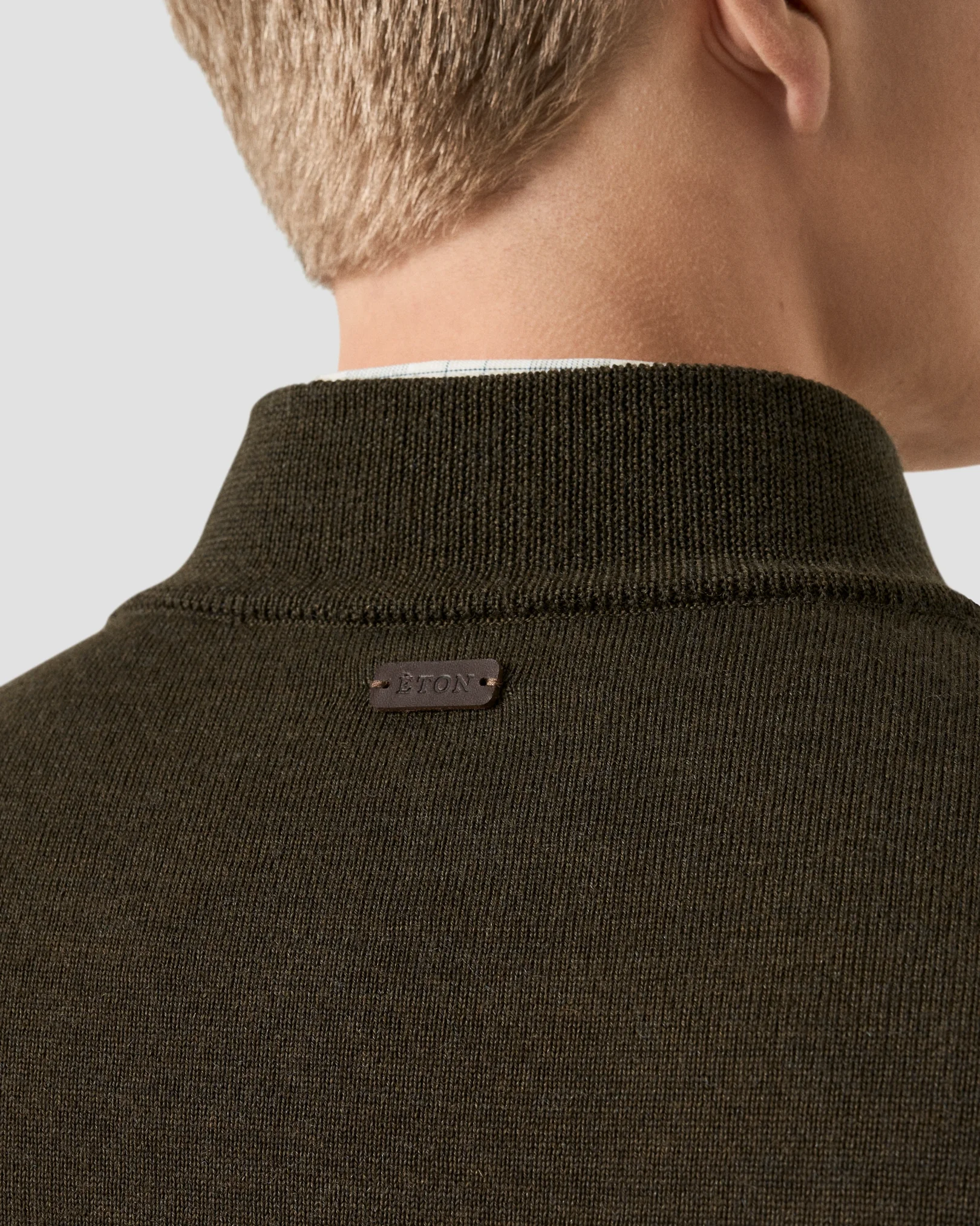 Eton - Quarter Zip Sweater