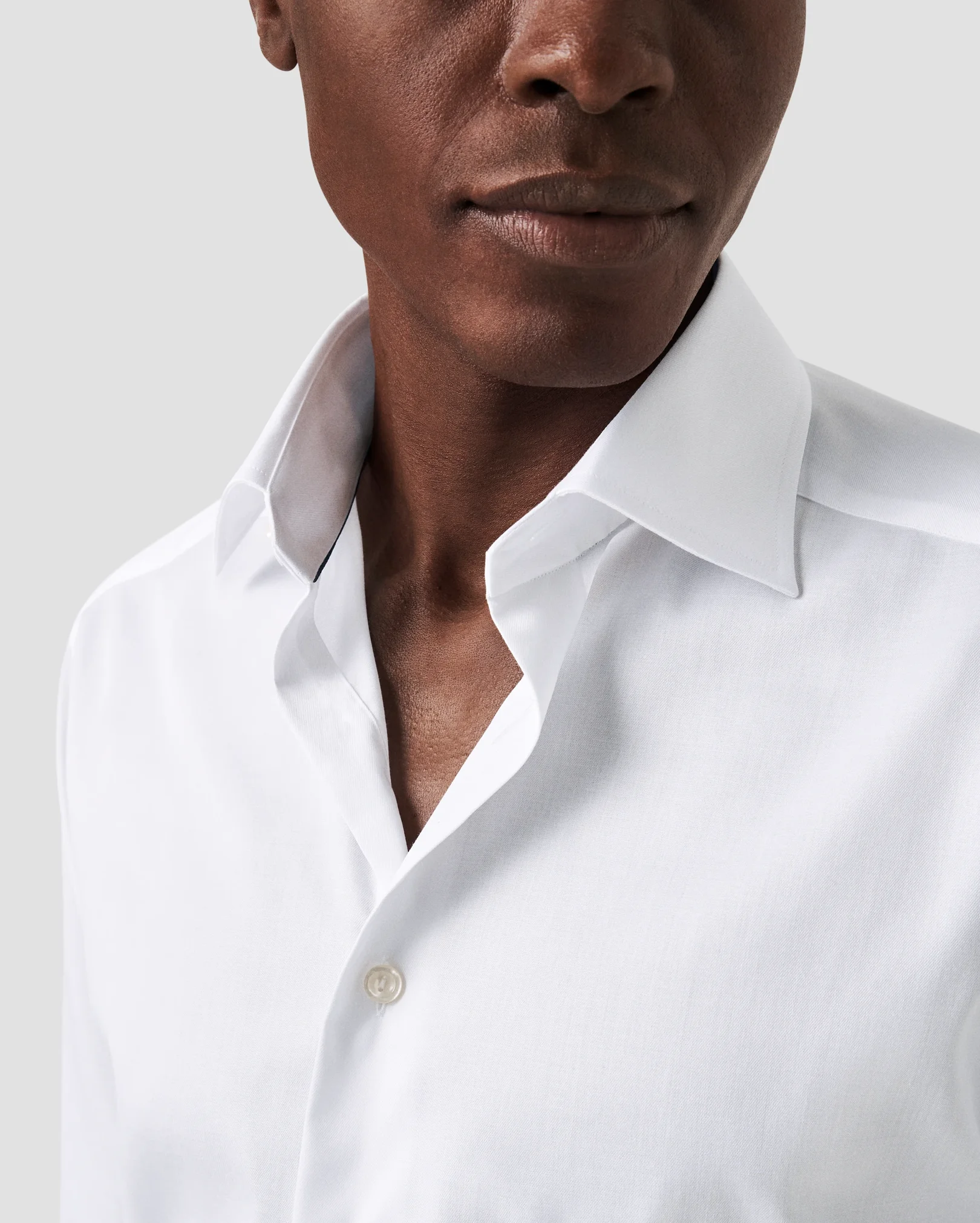 Eton - Chemise blanche en twill signature – XLS