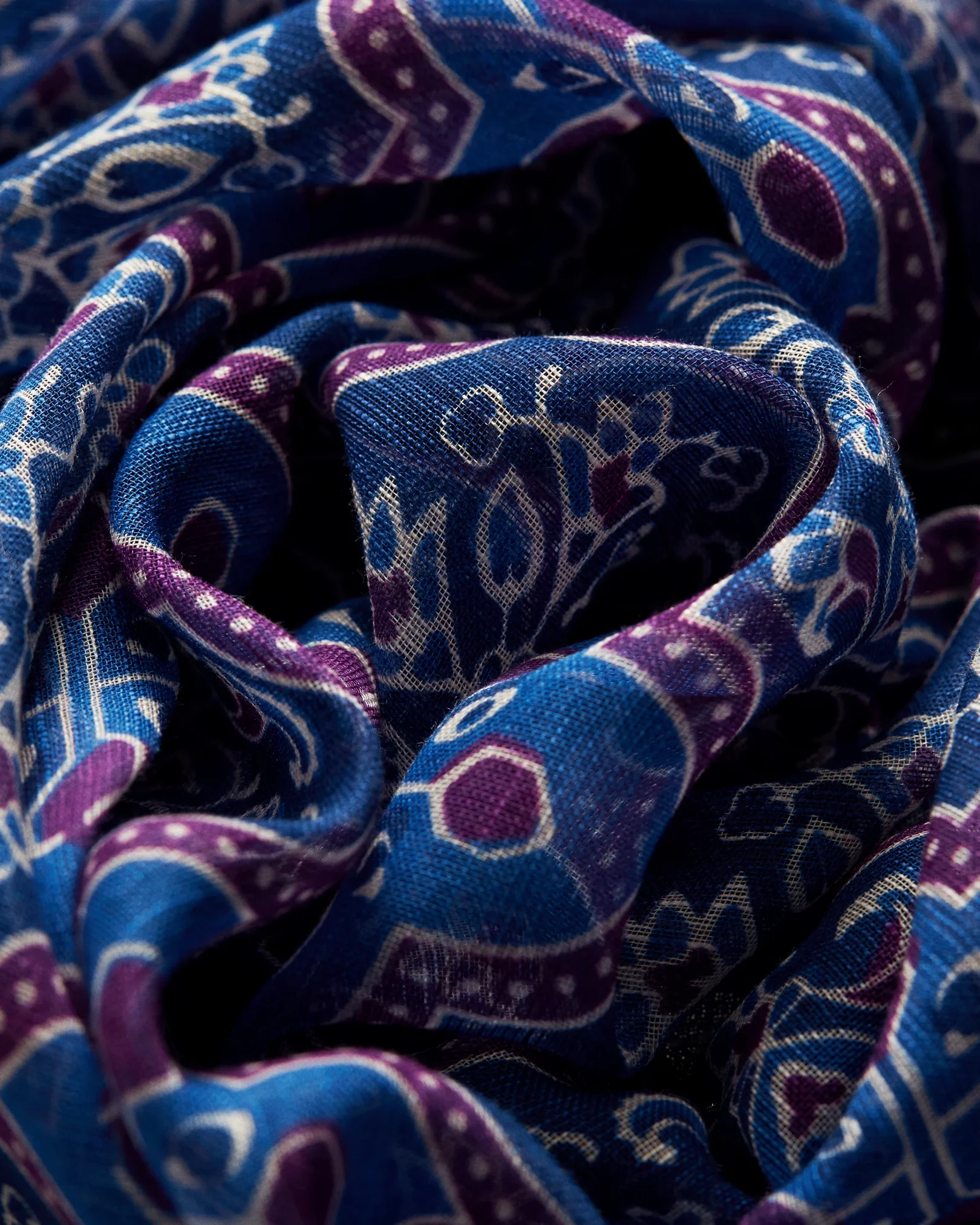Eton - medallion foulard scarf