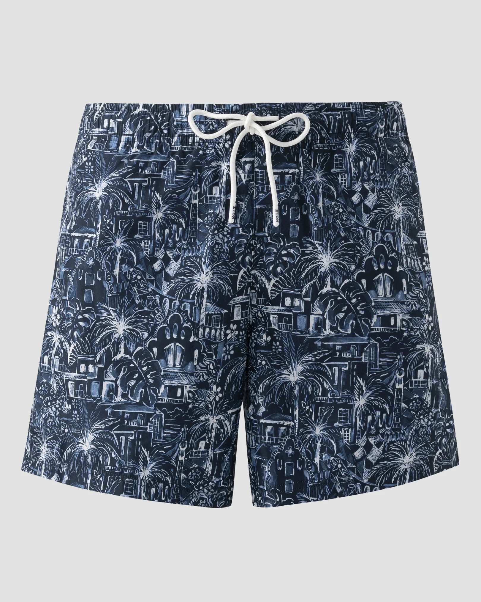 Eton - Short de bain à motifs