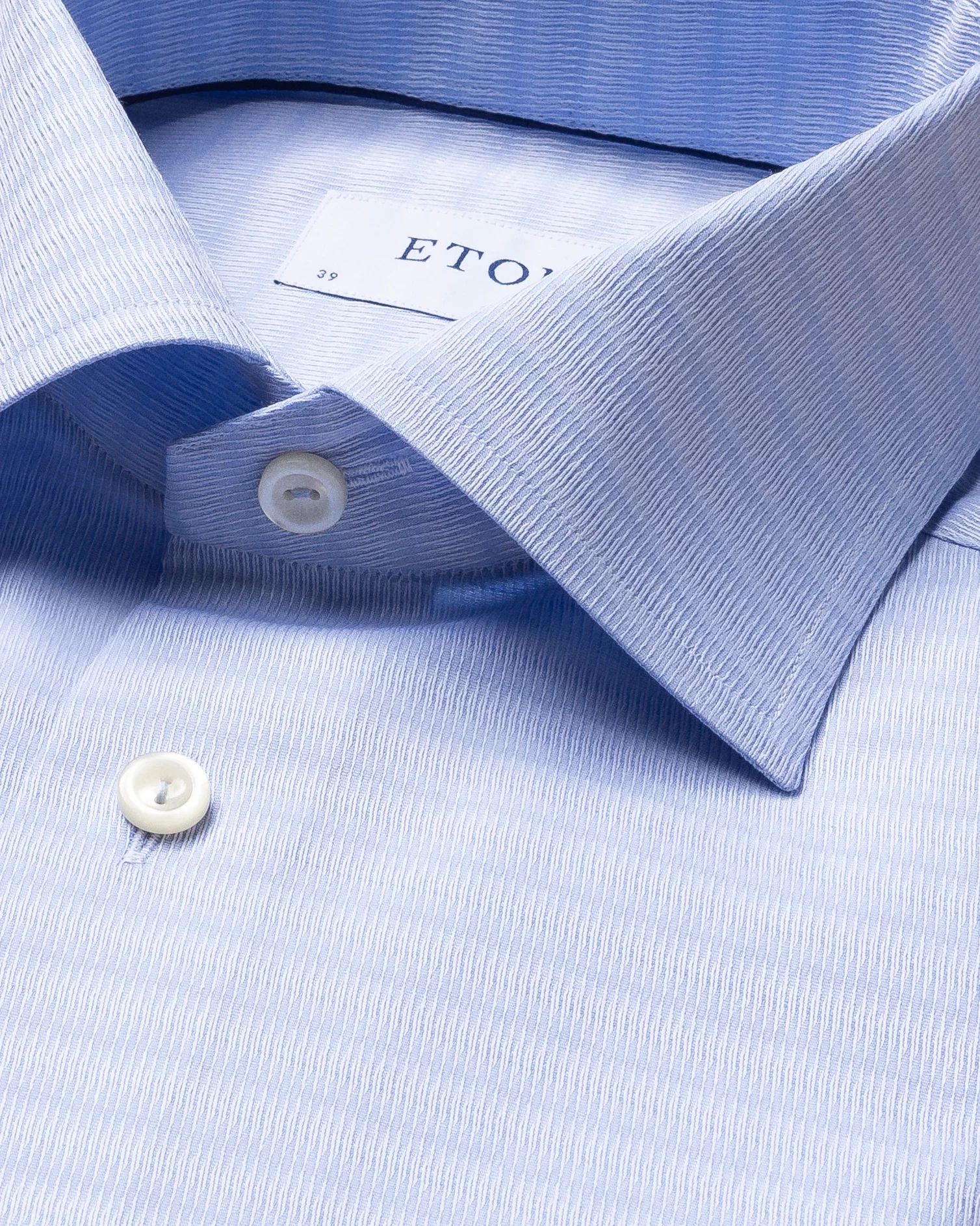 Eton - light blue brocade shirt