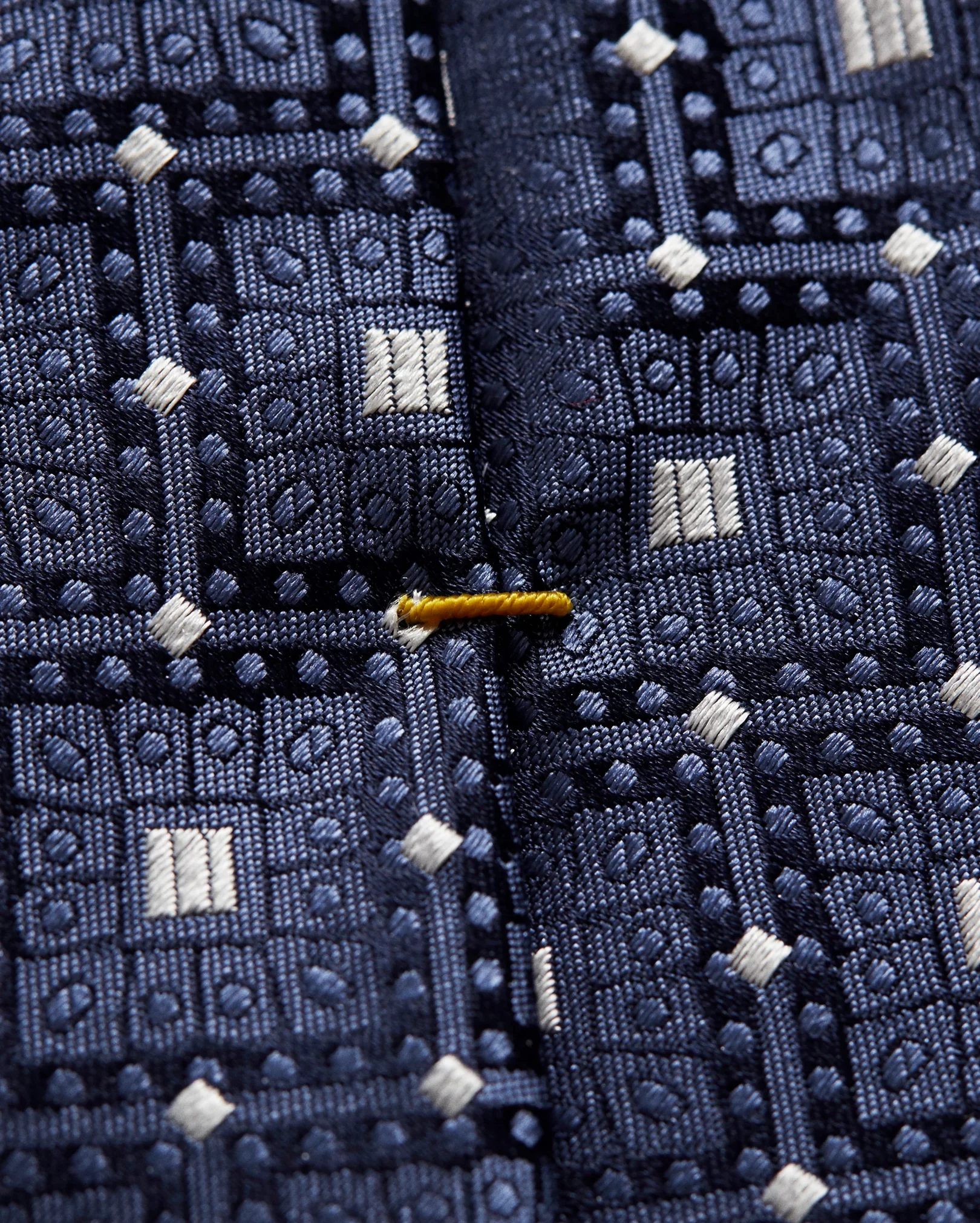 Eton - grey blue geometric tie